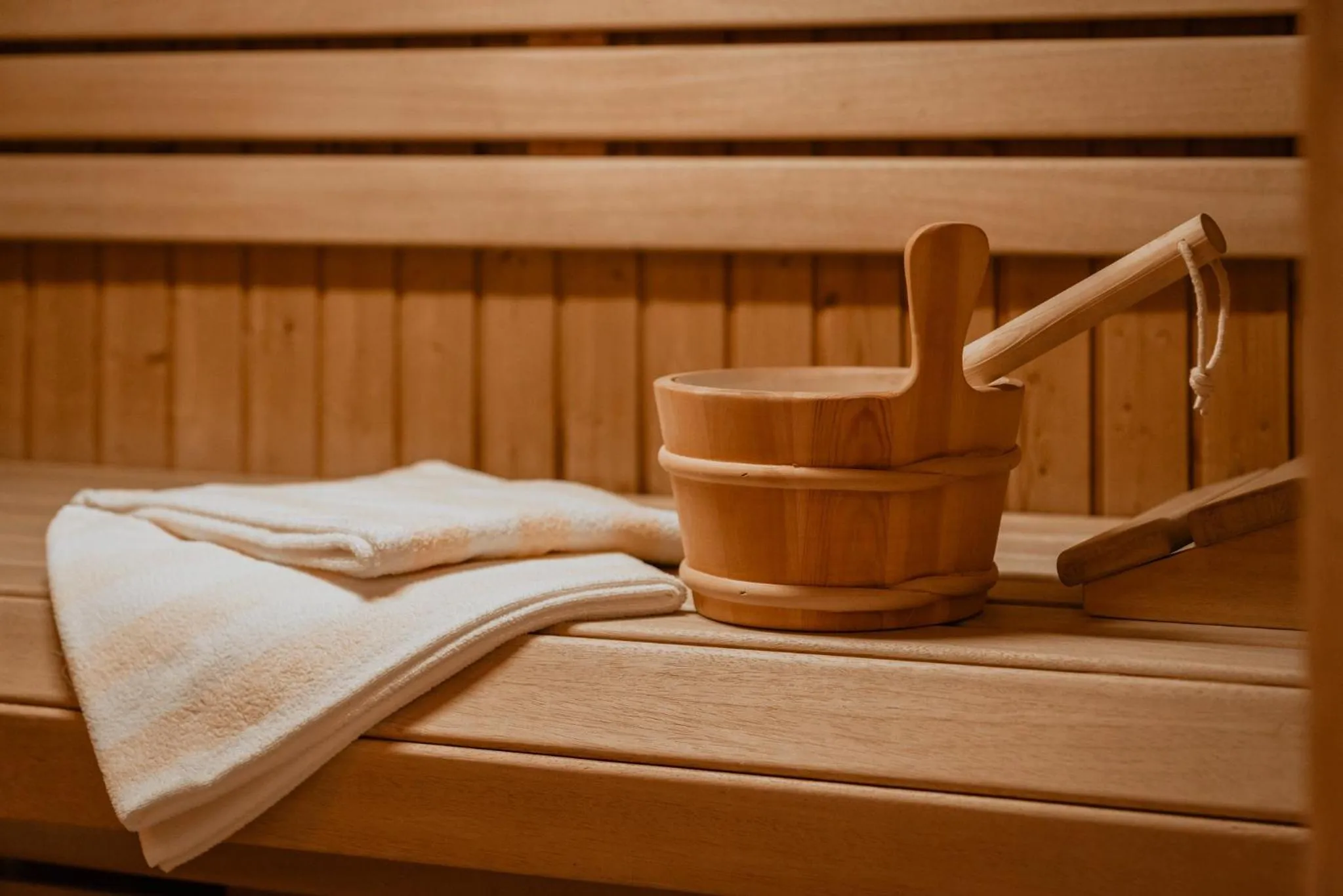 Sauna, Bed in Hotel Gratz Großarl
