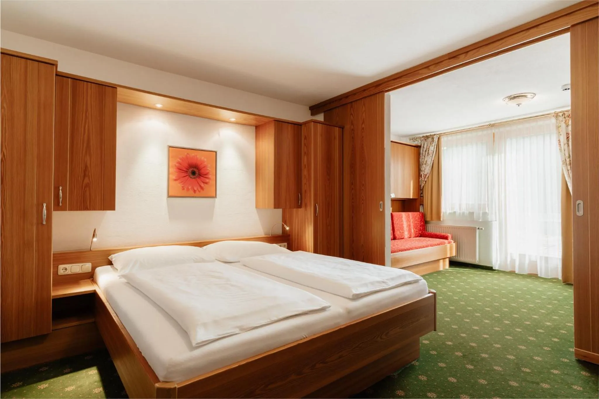 Bedroom, Bed in Hotel Gratz Großarl