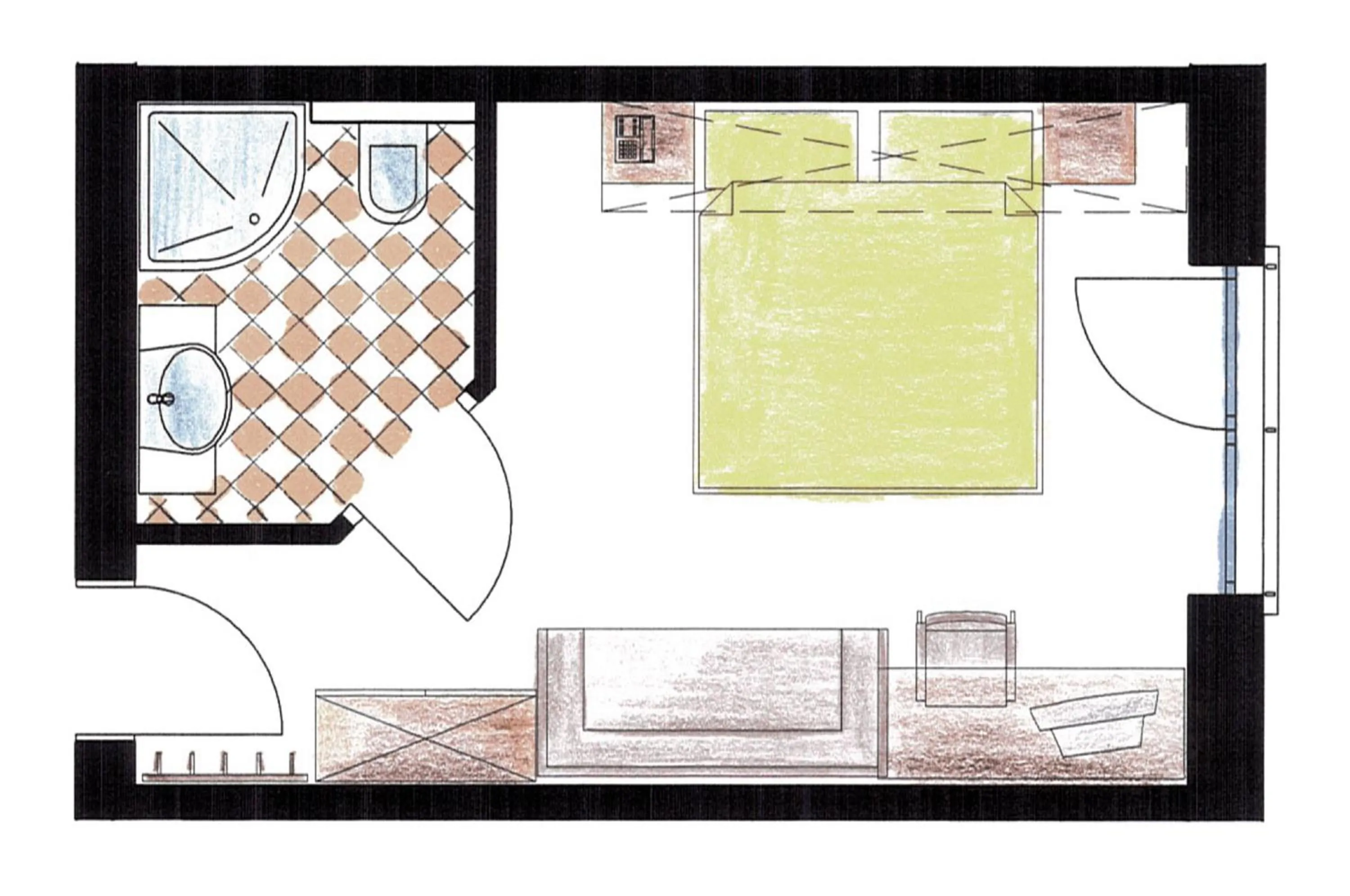 Floor plan in Hotel Gratz Großarl