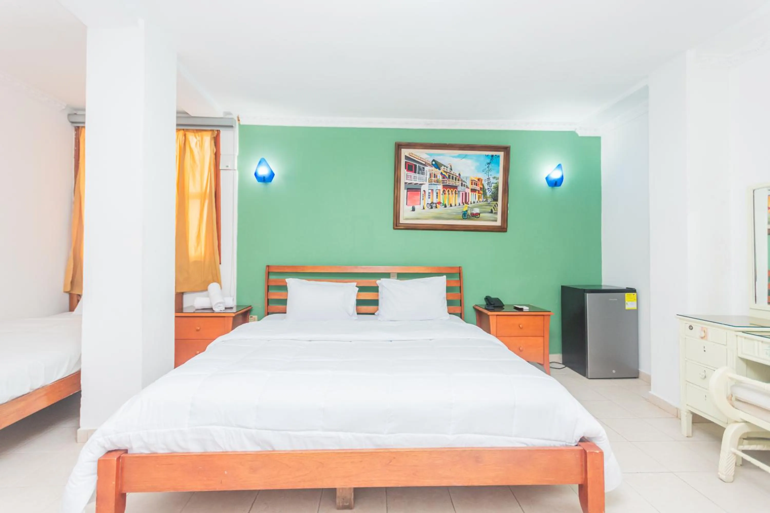 Bed in Hotel Baluarte Cartagena Boutique