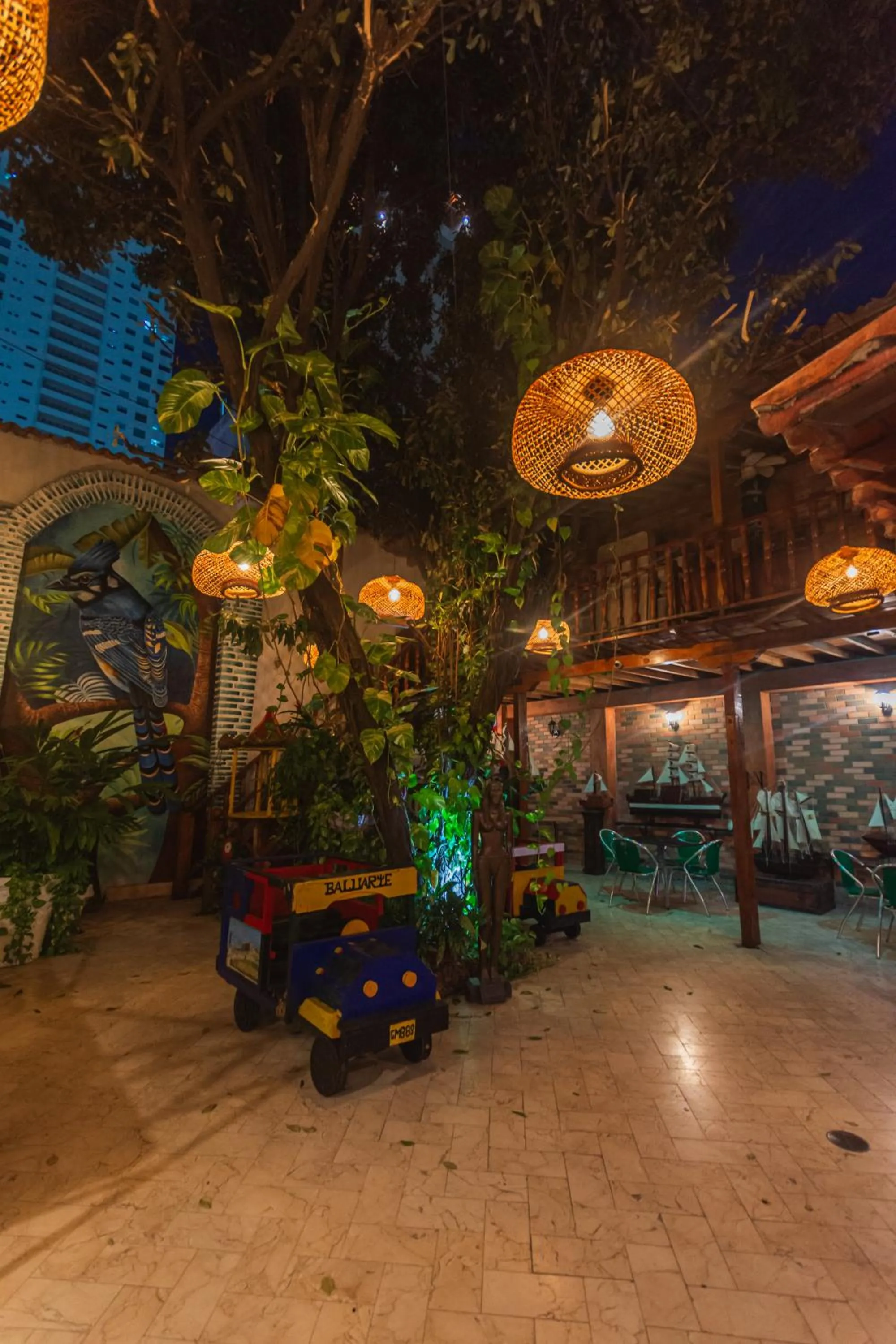 Garden in Hotel Baluarte Cartagena Boutique