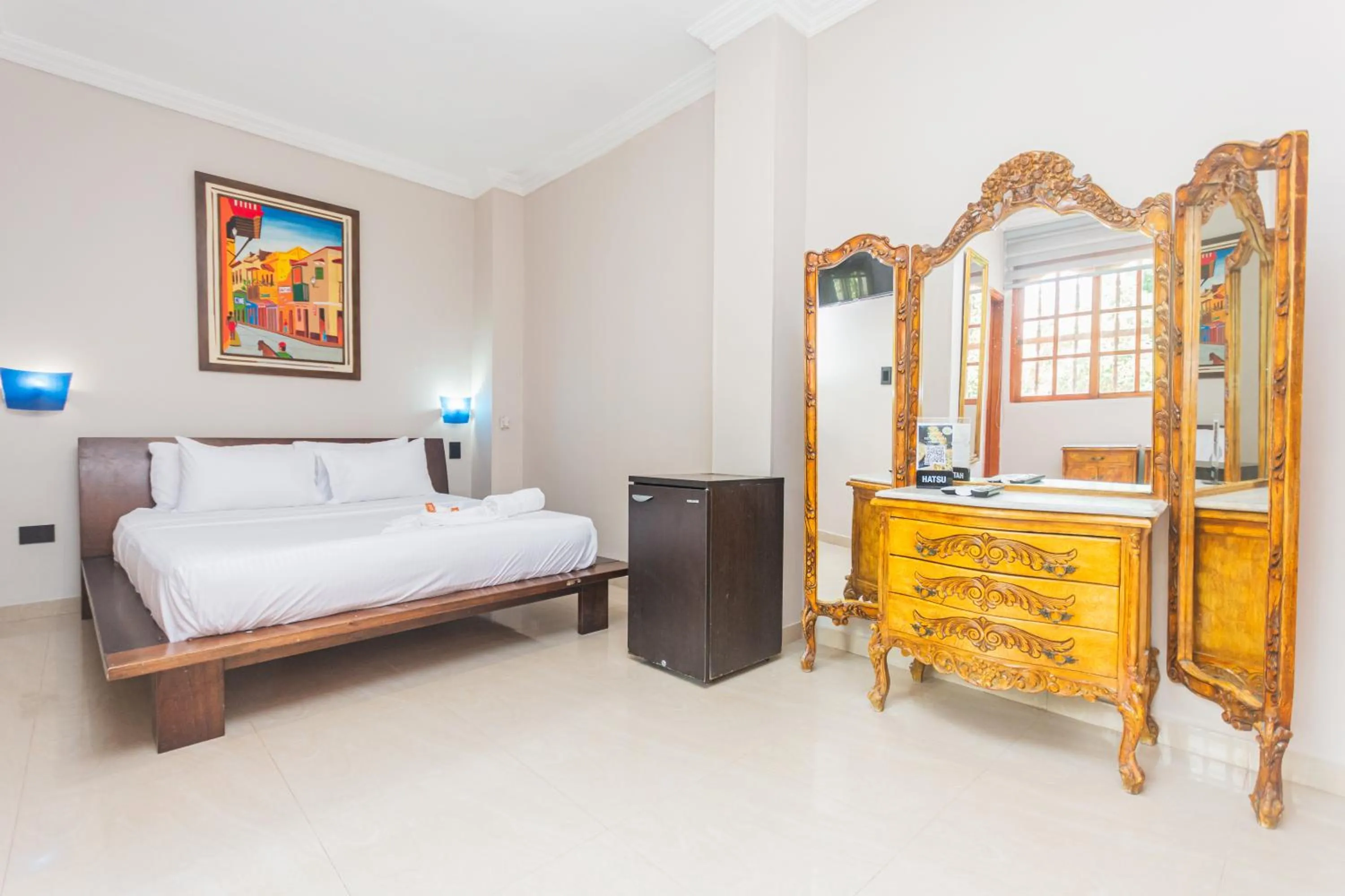 Bed in Hotel Baluarte Cartagena Boutique