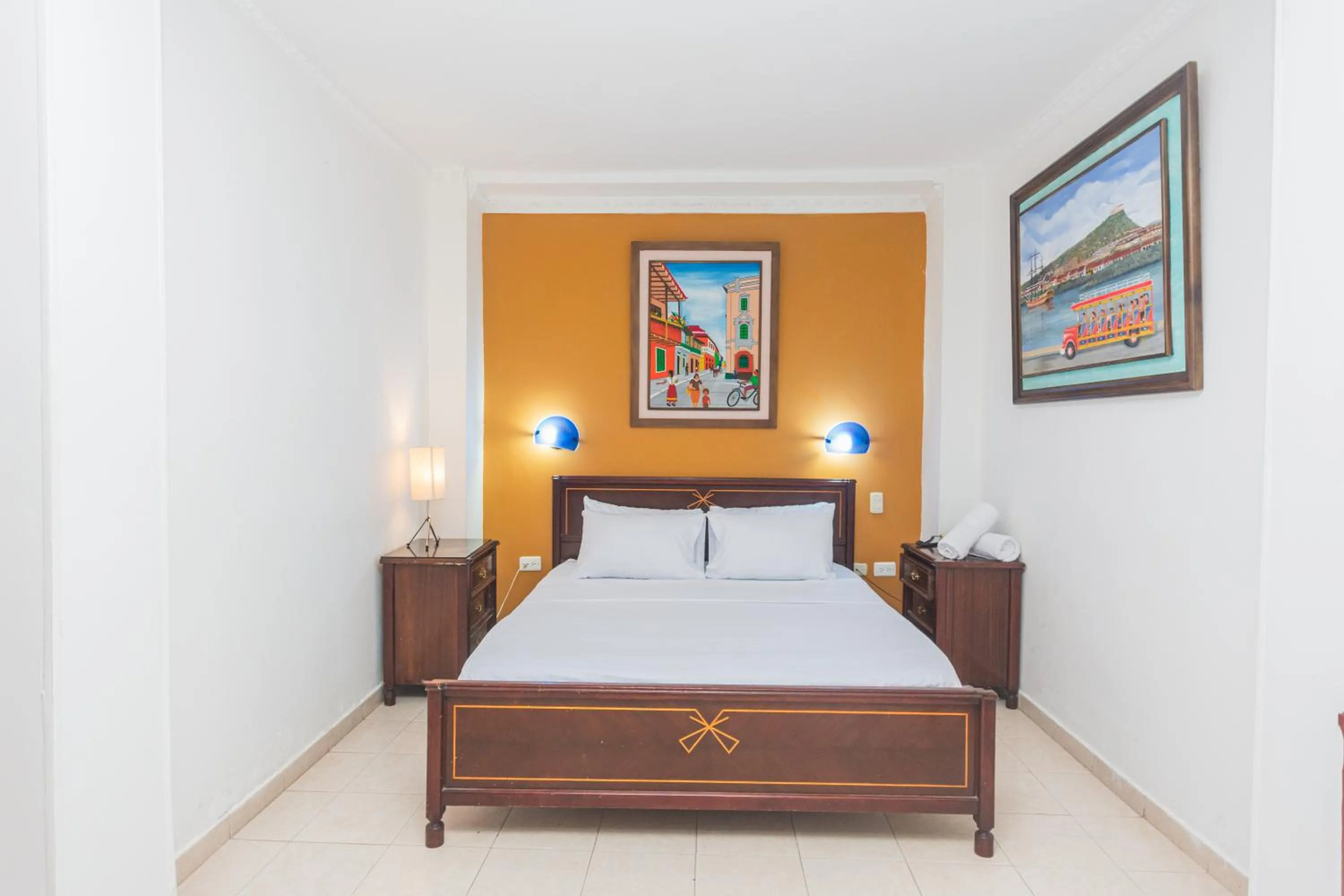 Bed in Hotel Baluarte Cartagena Boutique