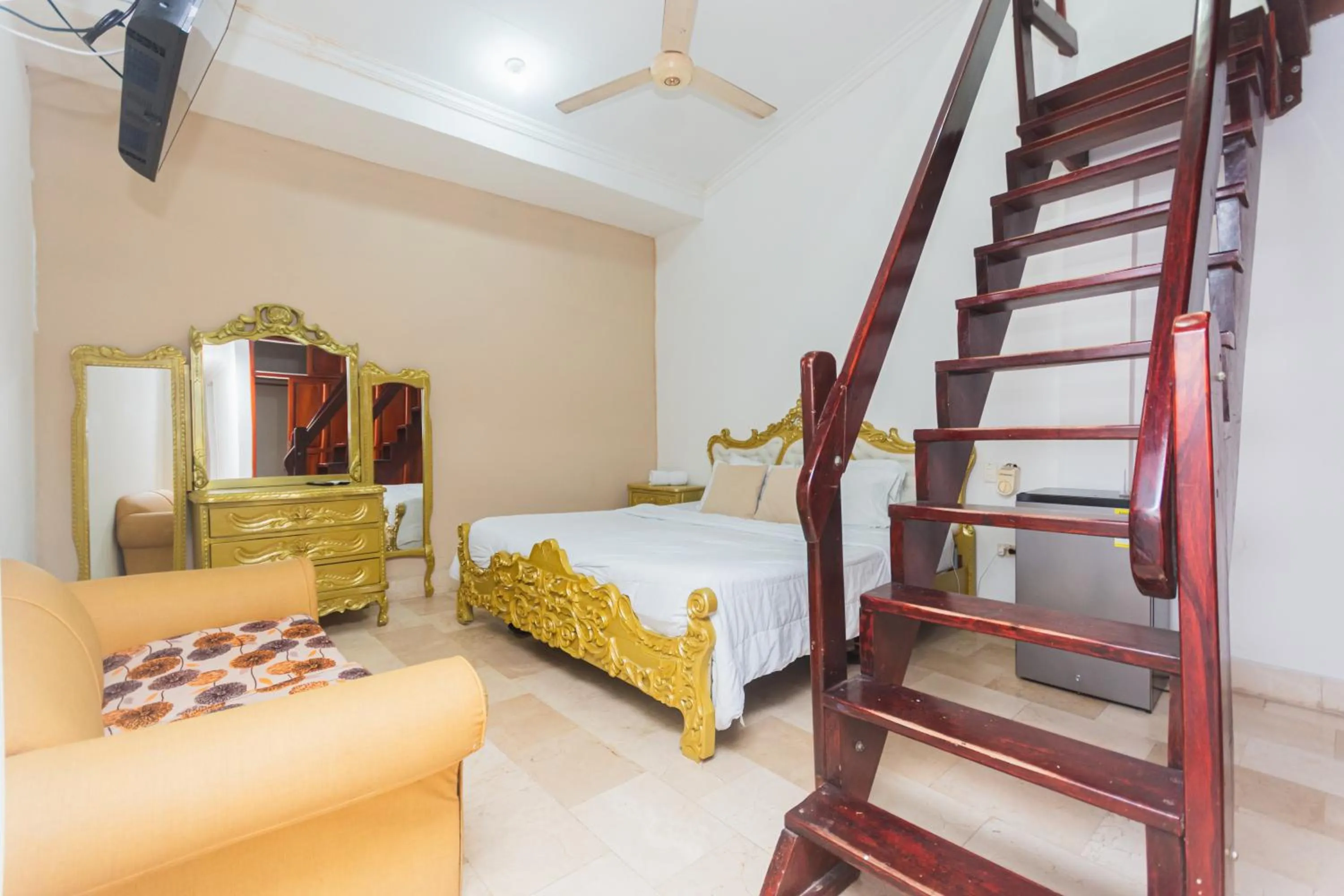 Bed in Hotel Baluarte Cartagena Boutique