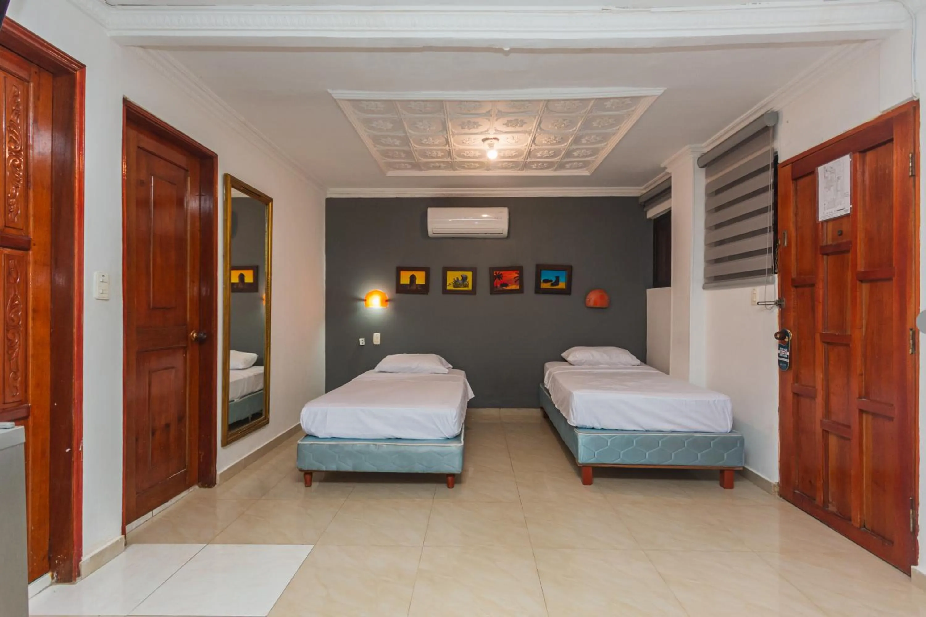 Bed in Hotel Baluarte Cartagena Boutique