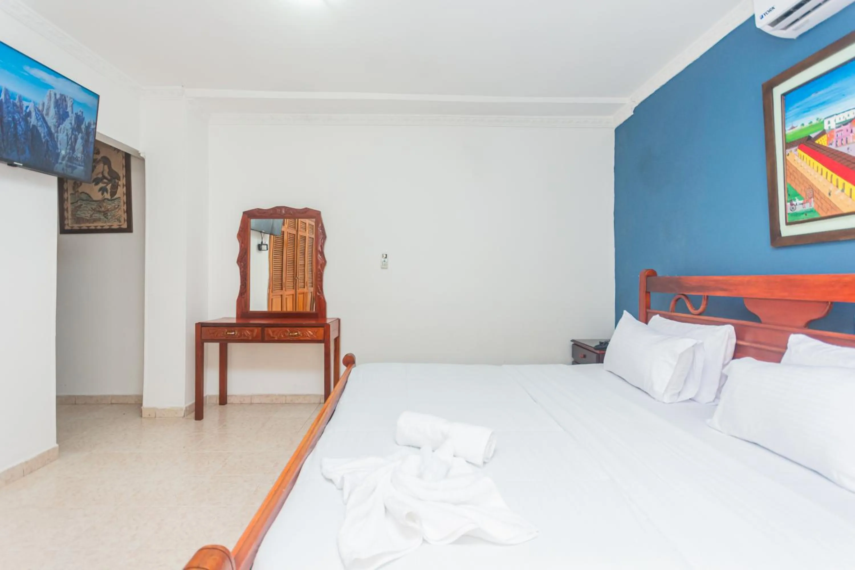 Bed in Hotel Baluarte Cartagena Boutique