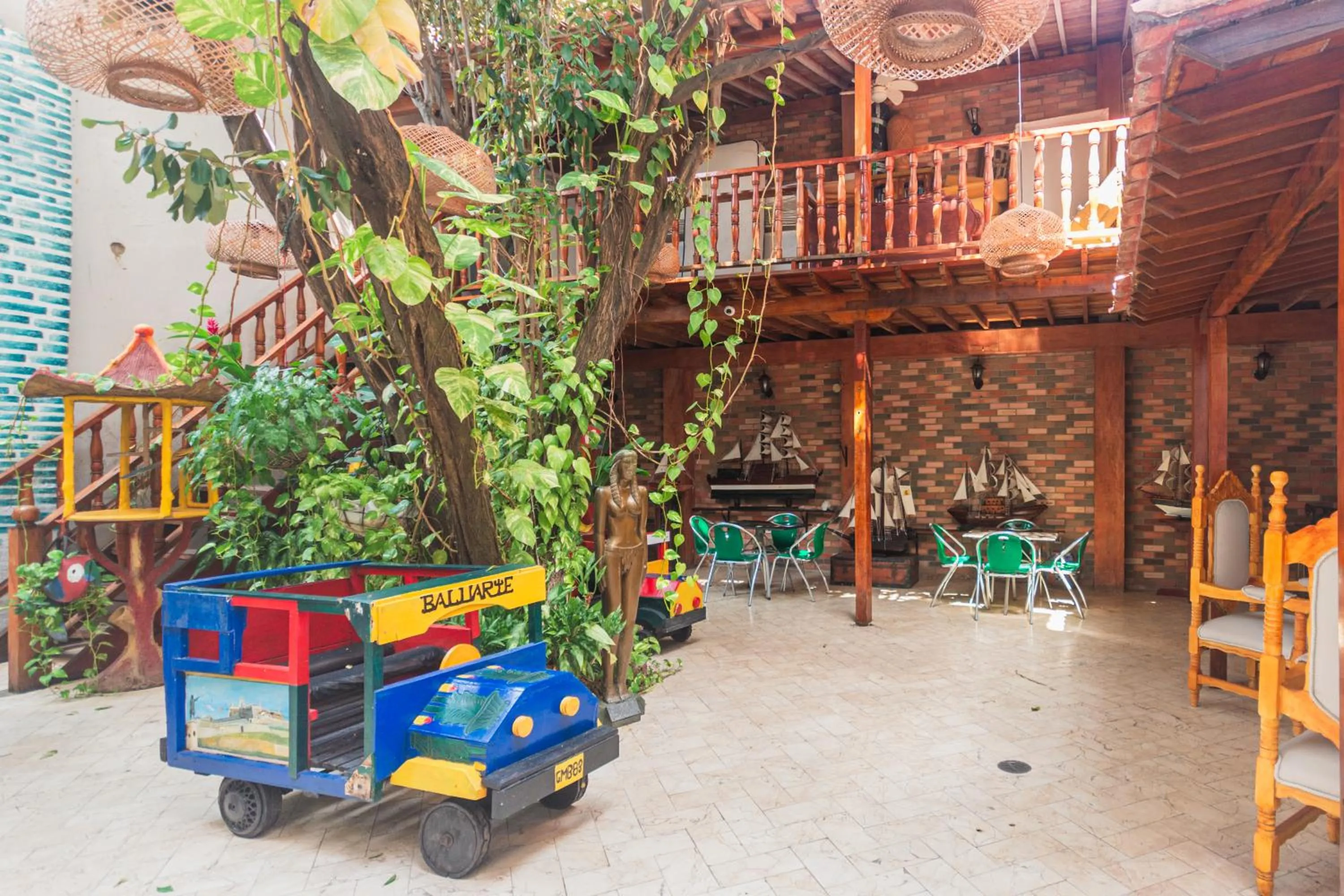 Garden in Hotel Baluarte Cartagena Boutique