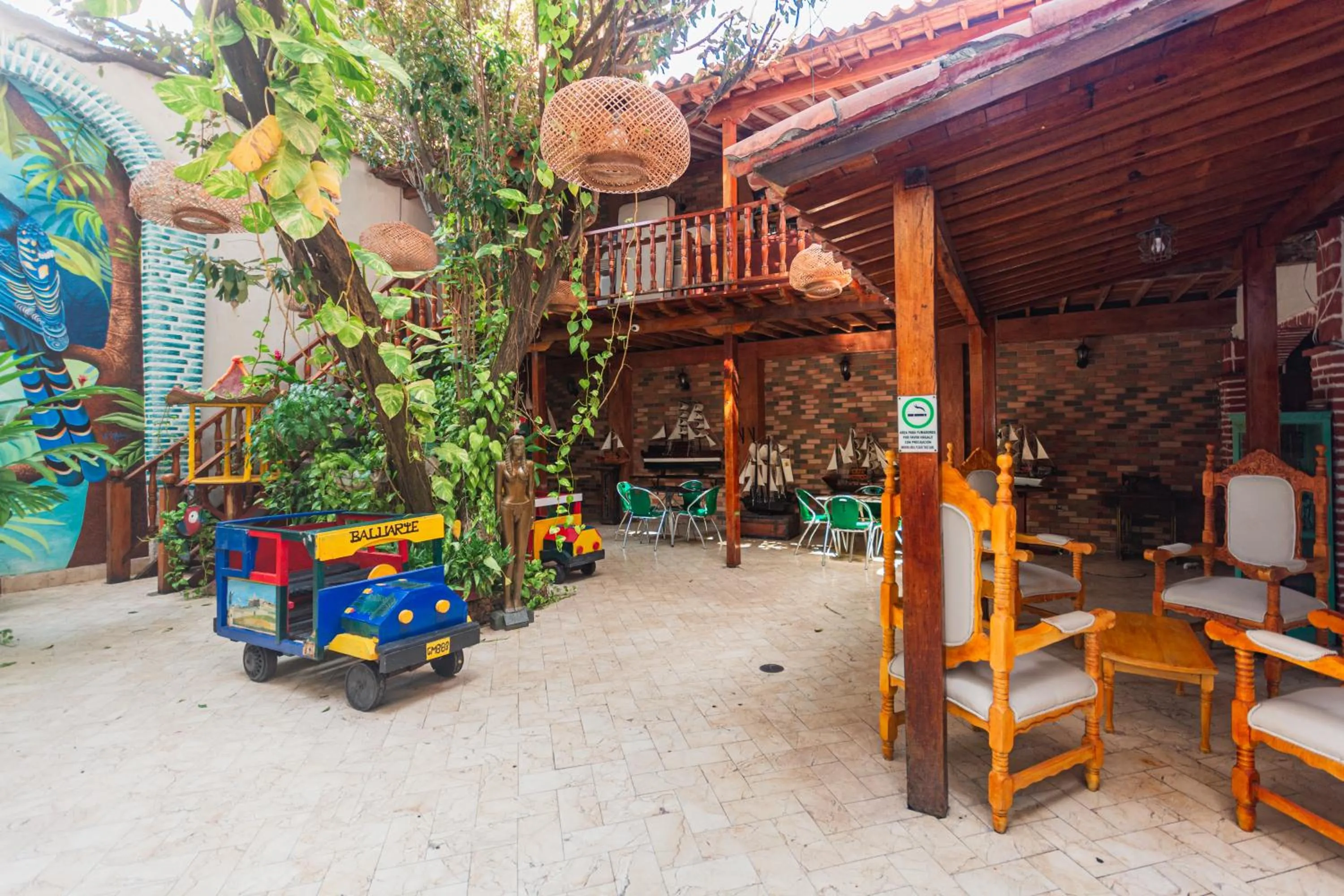 Garden in Hotel Baluarte Cartagena Boutique