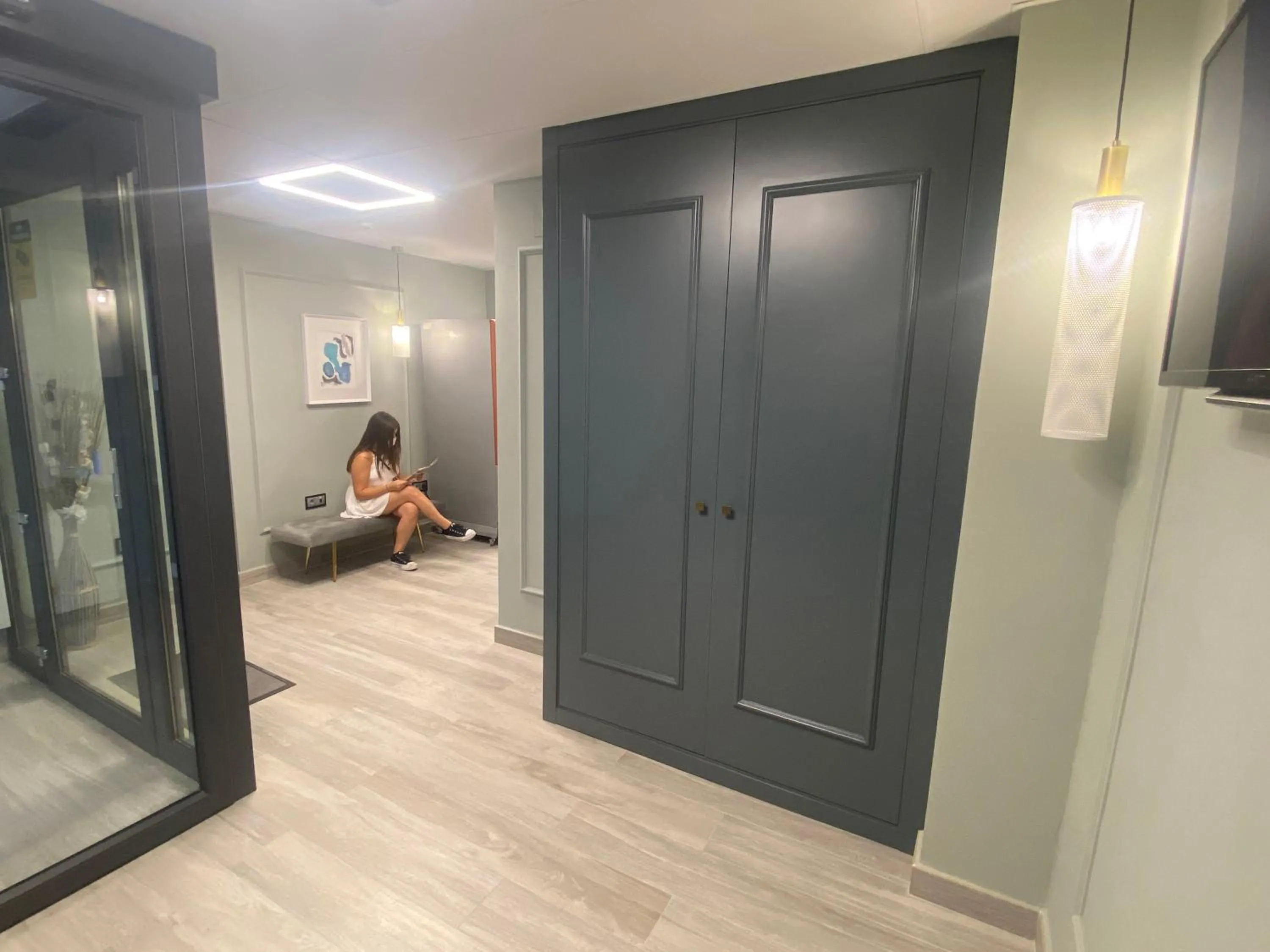 Lobby or reception in Hotel Lusitania, Centro Ciudad, Parking Privado