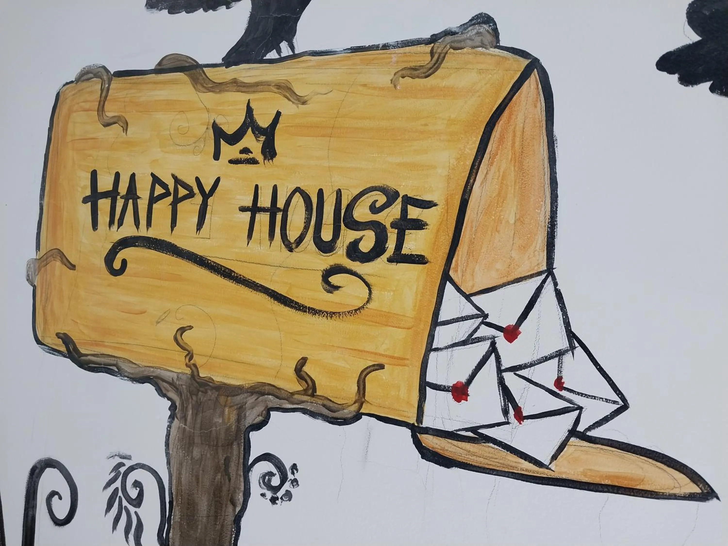 Decorative detail in Cam Ly Homestay