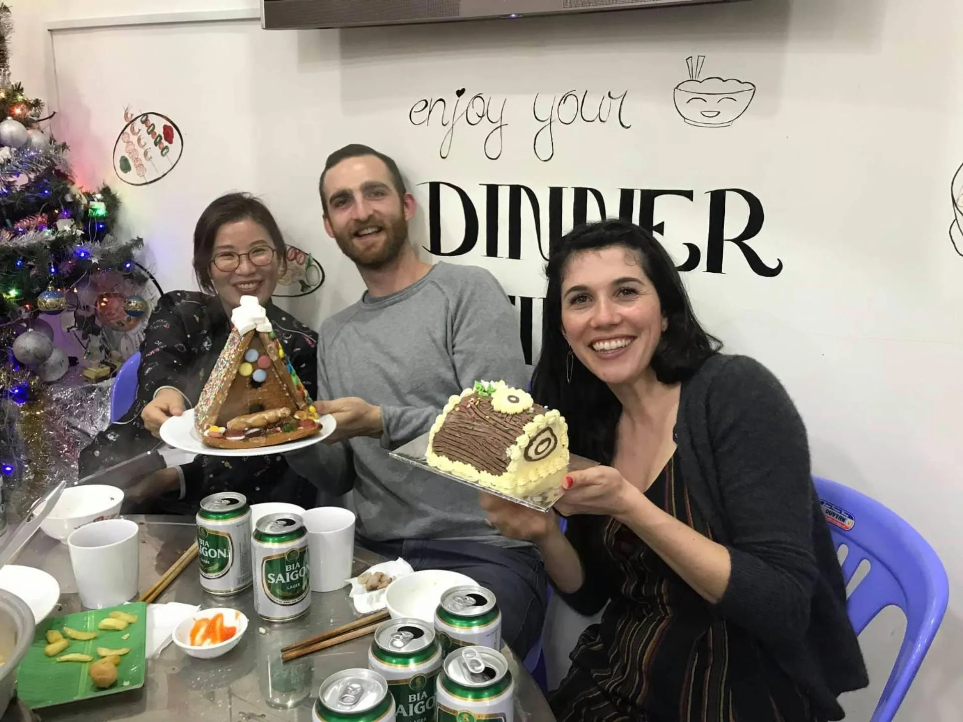 People in Cam Ly Homestay