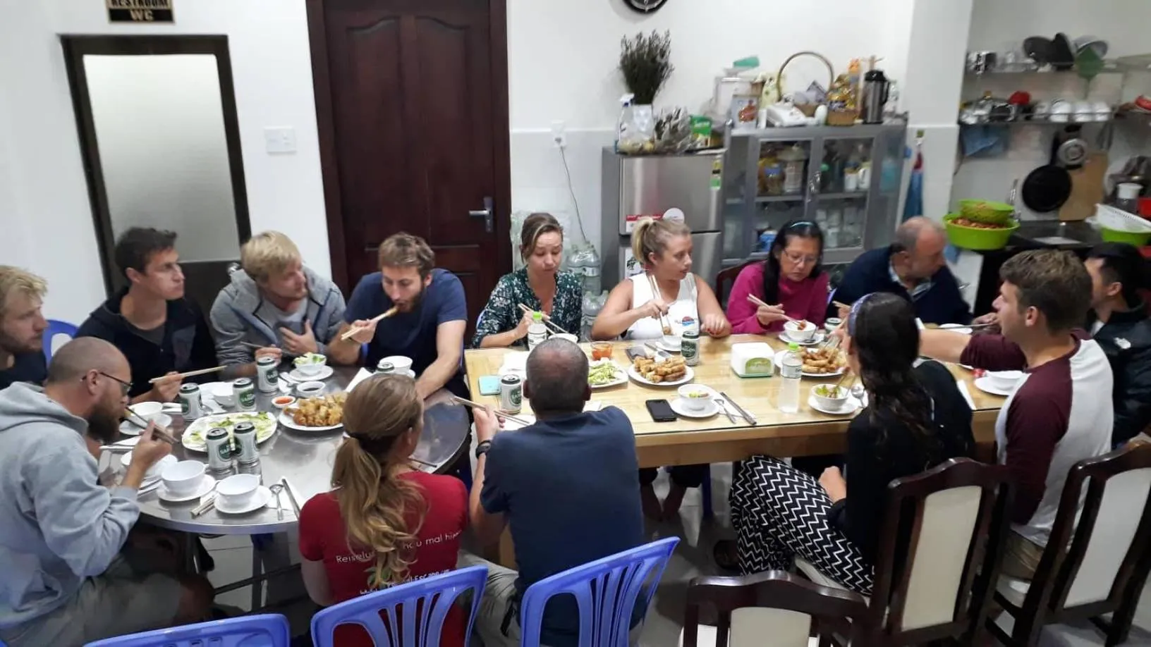 People in Cam Ly Homestay