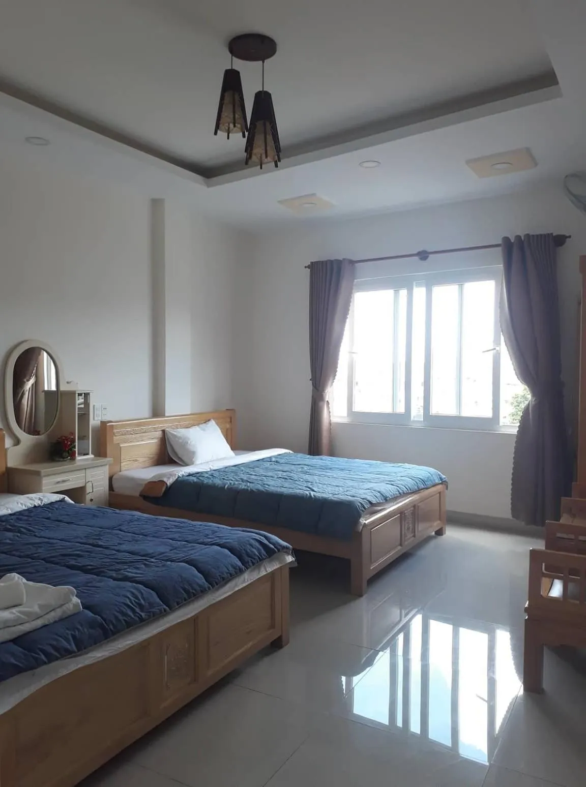 Bed in Cam Ly Homestay
