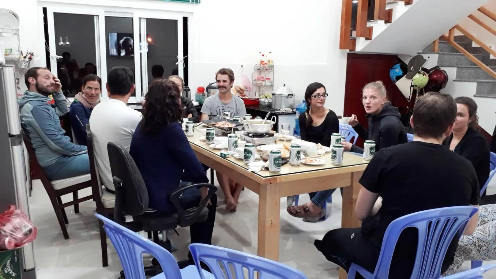 People in Cam Ly Homestay