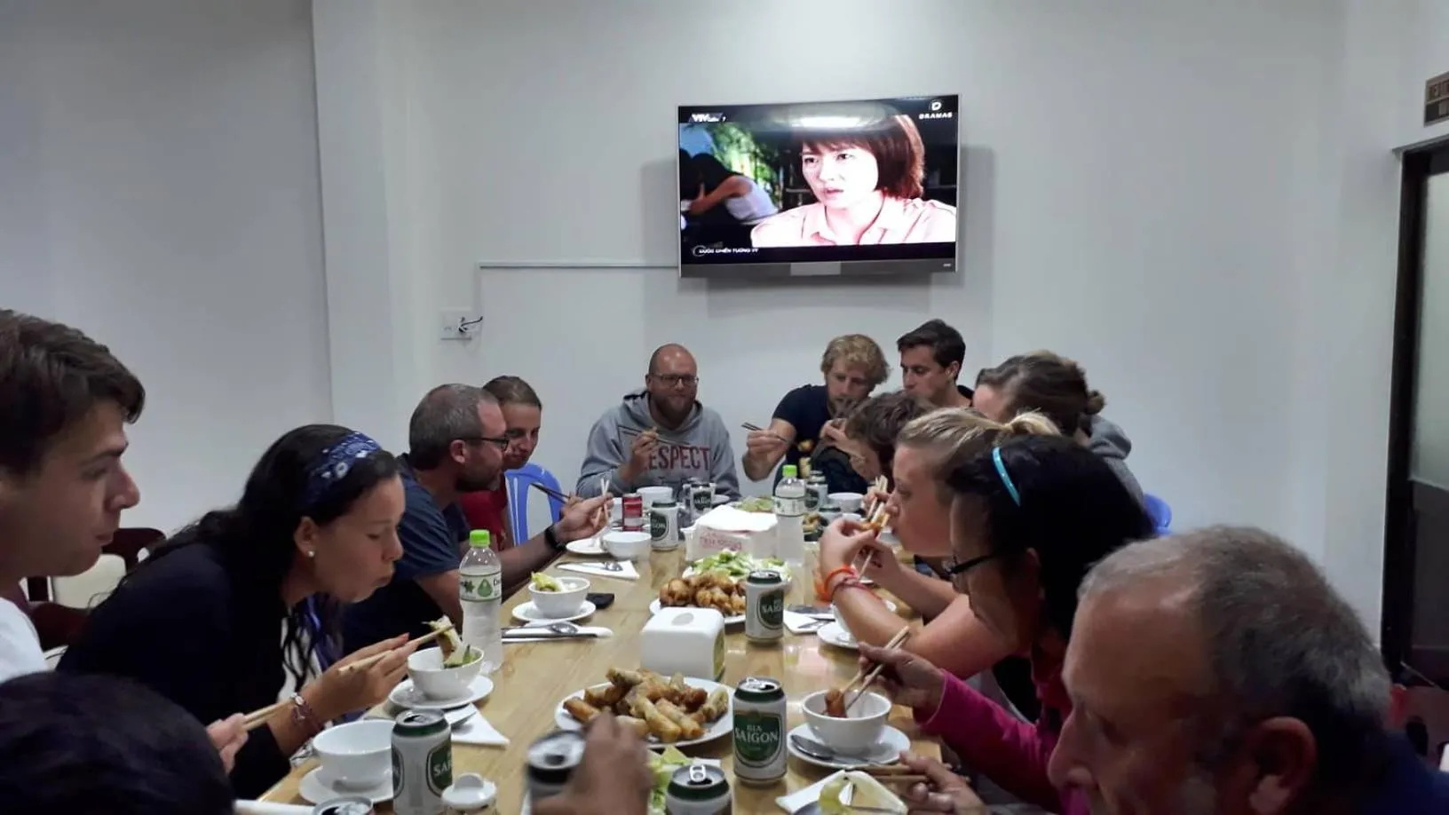 People in Cam Ly Homestay