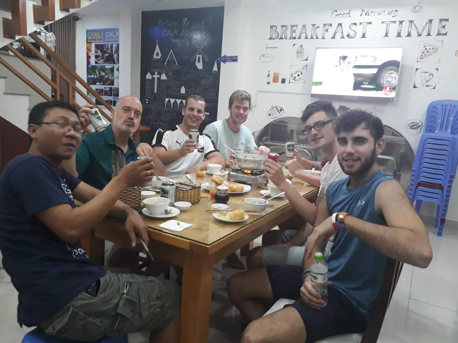 People in Cam Ly Homestay