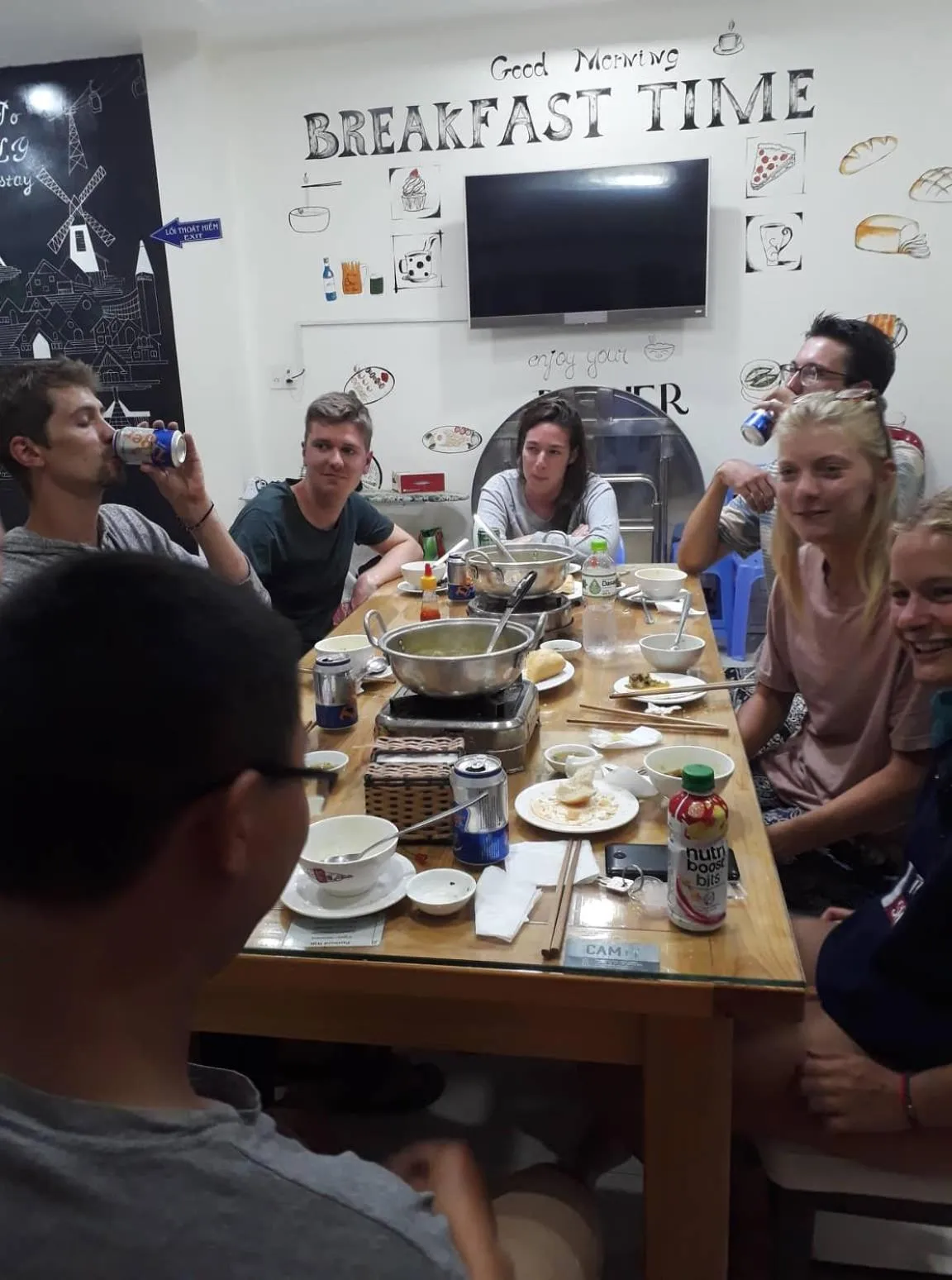 People in Cam Ly Homestay