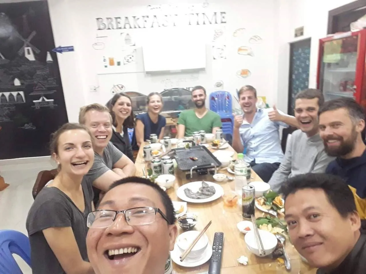 People in Cam Ly Homestay