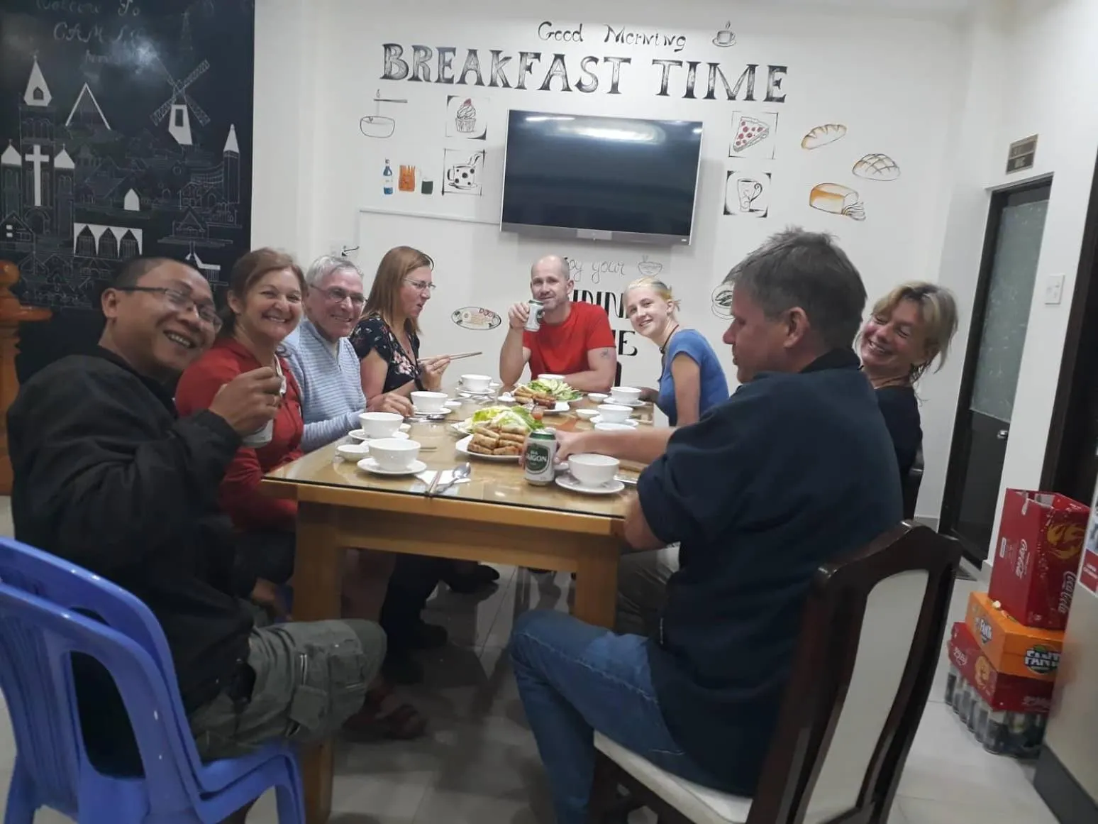 People in Cam Ly Homestay