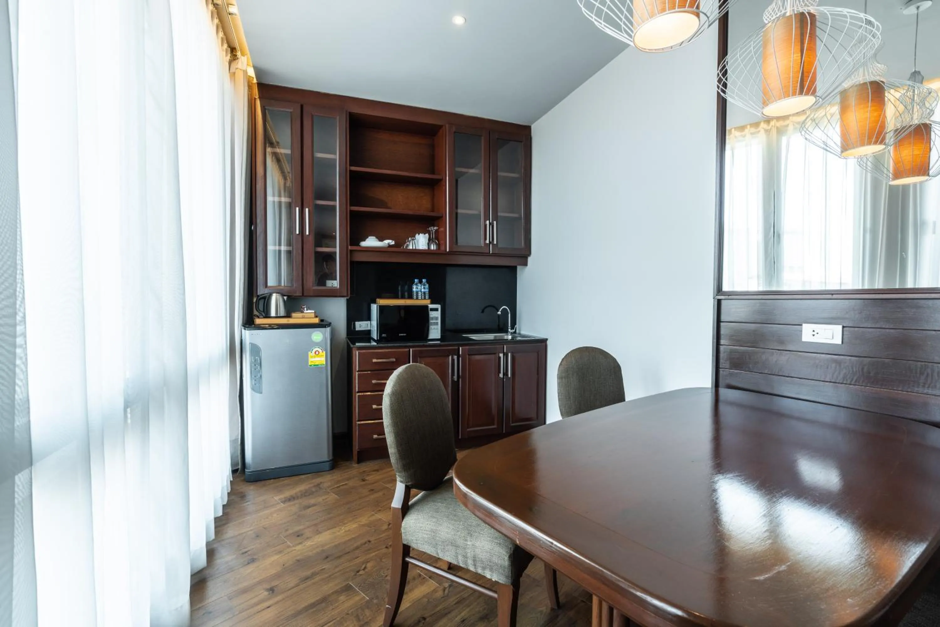 Kitchen or kitchenette in Grand Hotel Vientiane