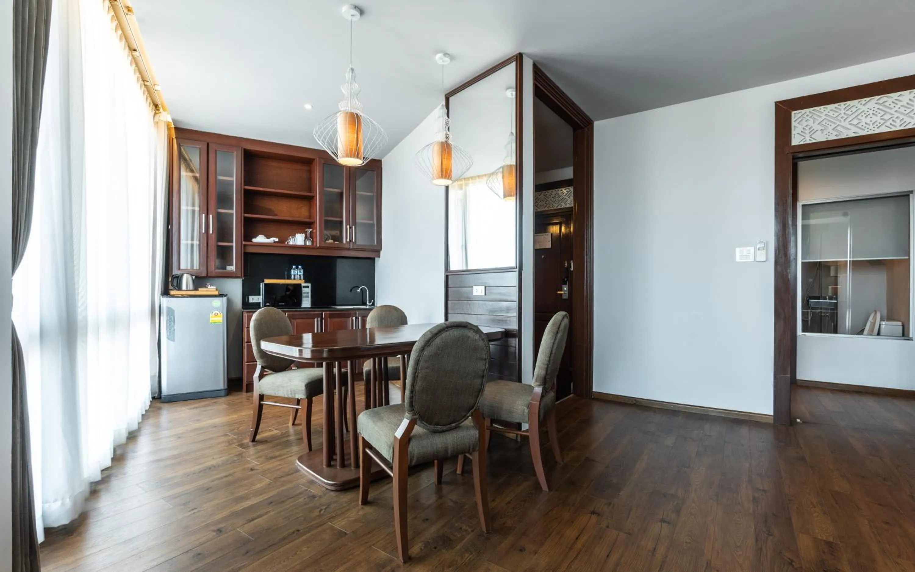 Kitchen or kitchenette in Grand Hotel Vientiane