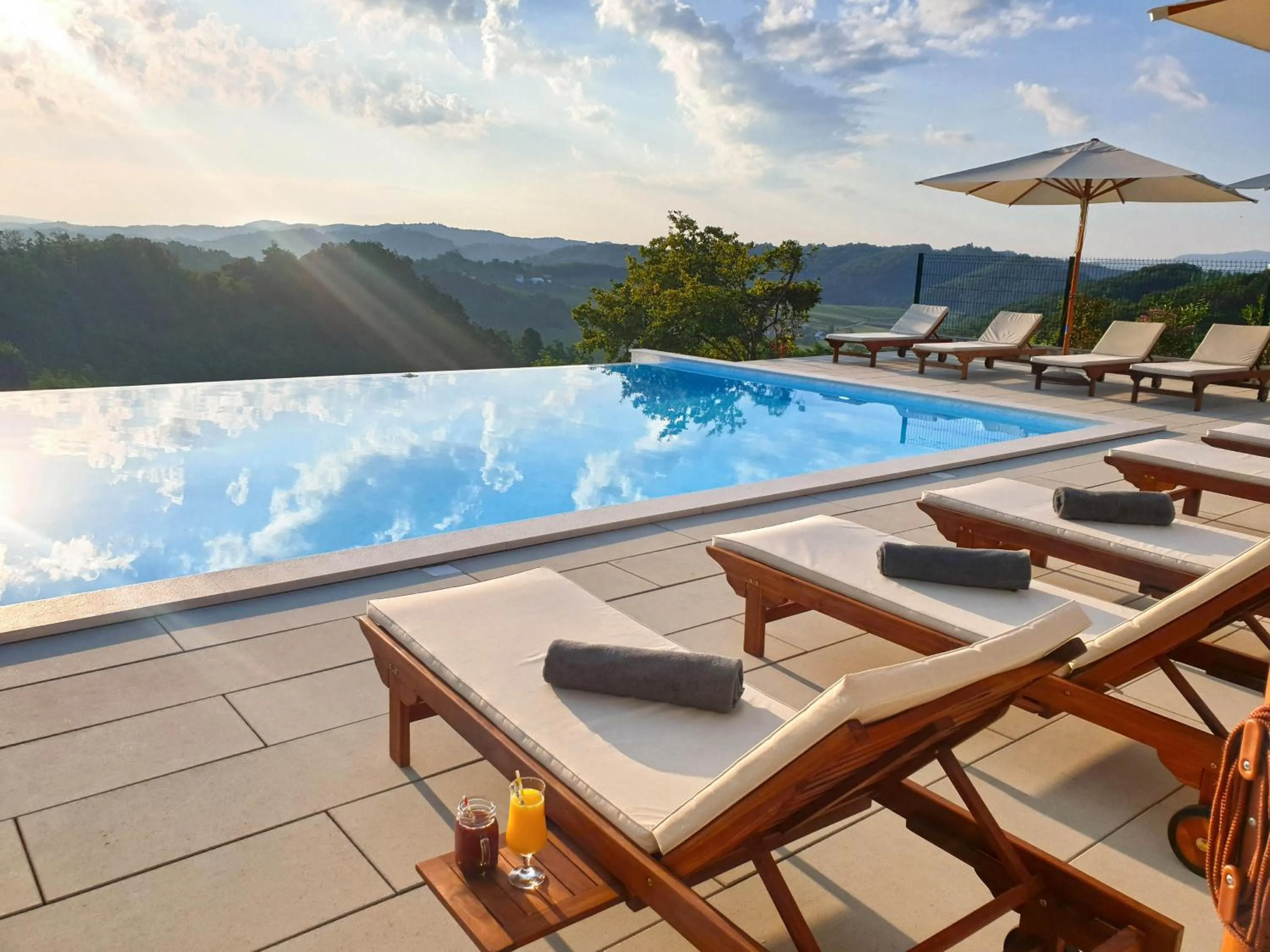 Swimming pool in Winery, Restaurant & Pension Vuglec Breg