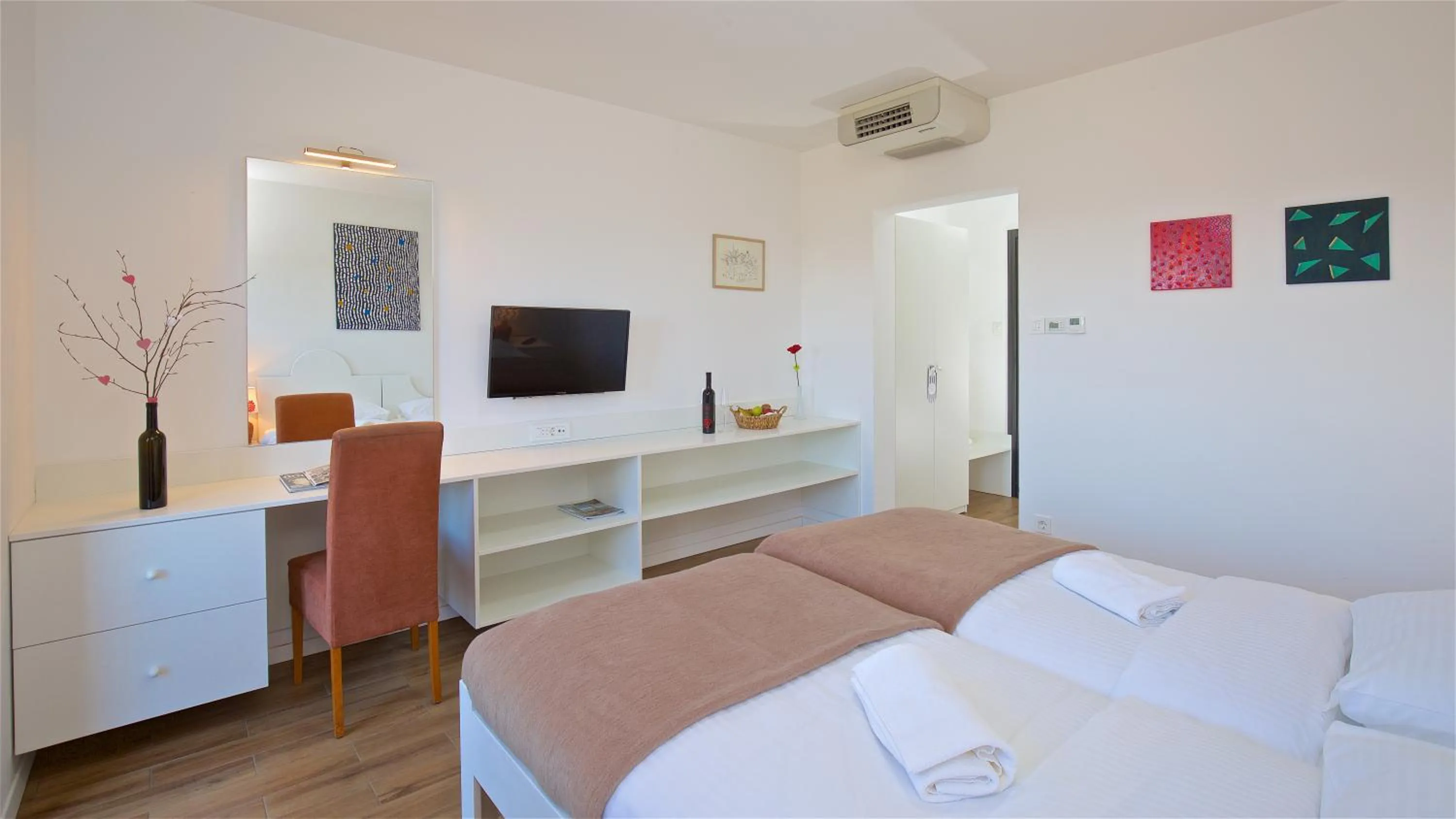 Bedroom, Bed in Winery, Restaurant & Pension Vuglec Breg