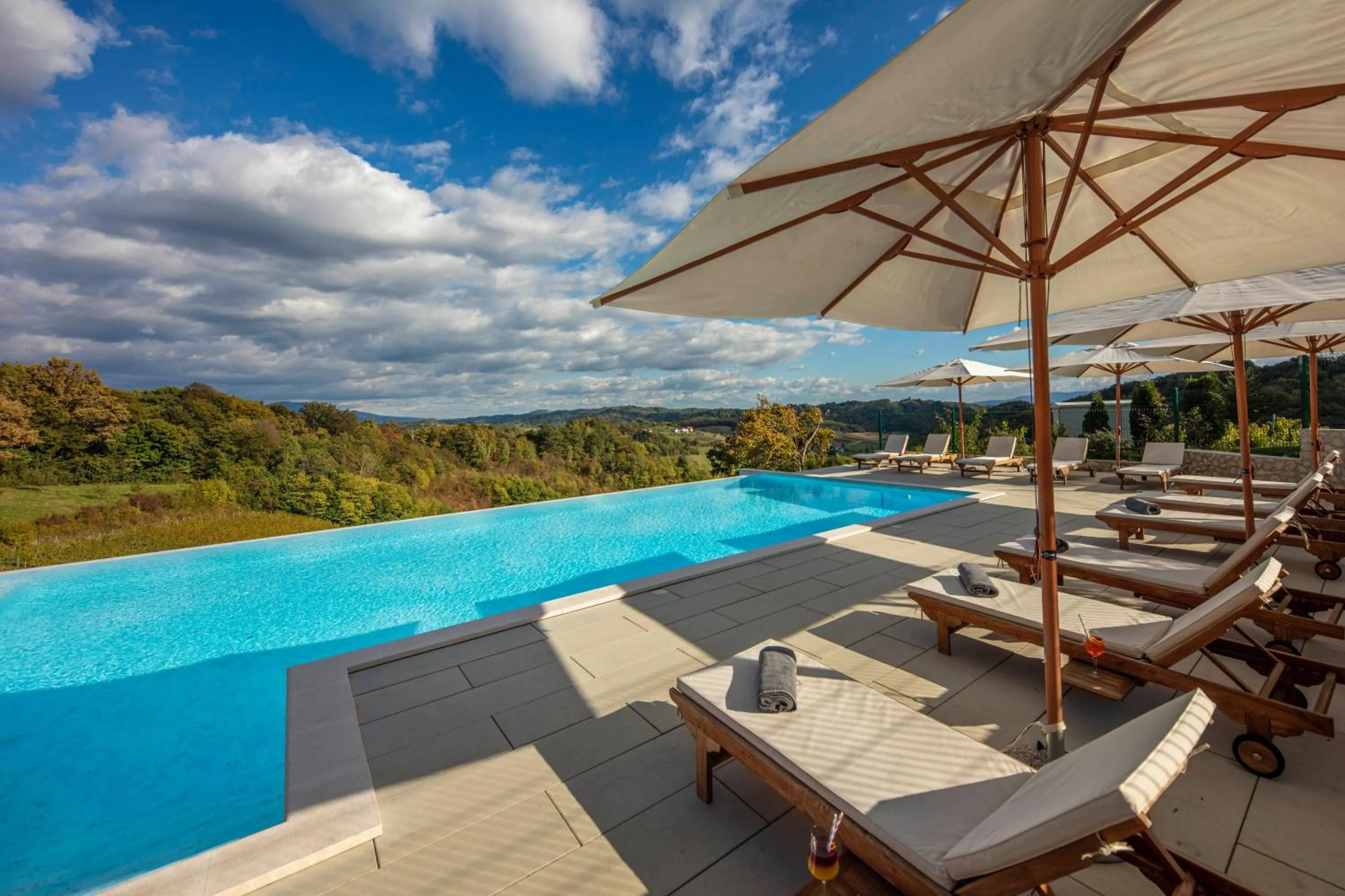 Swimming pool in Winery, Restaurant & Pension Vuglec Breg
