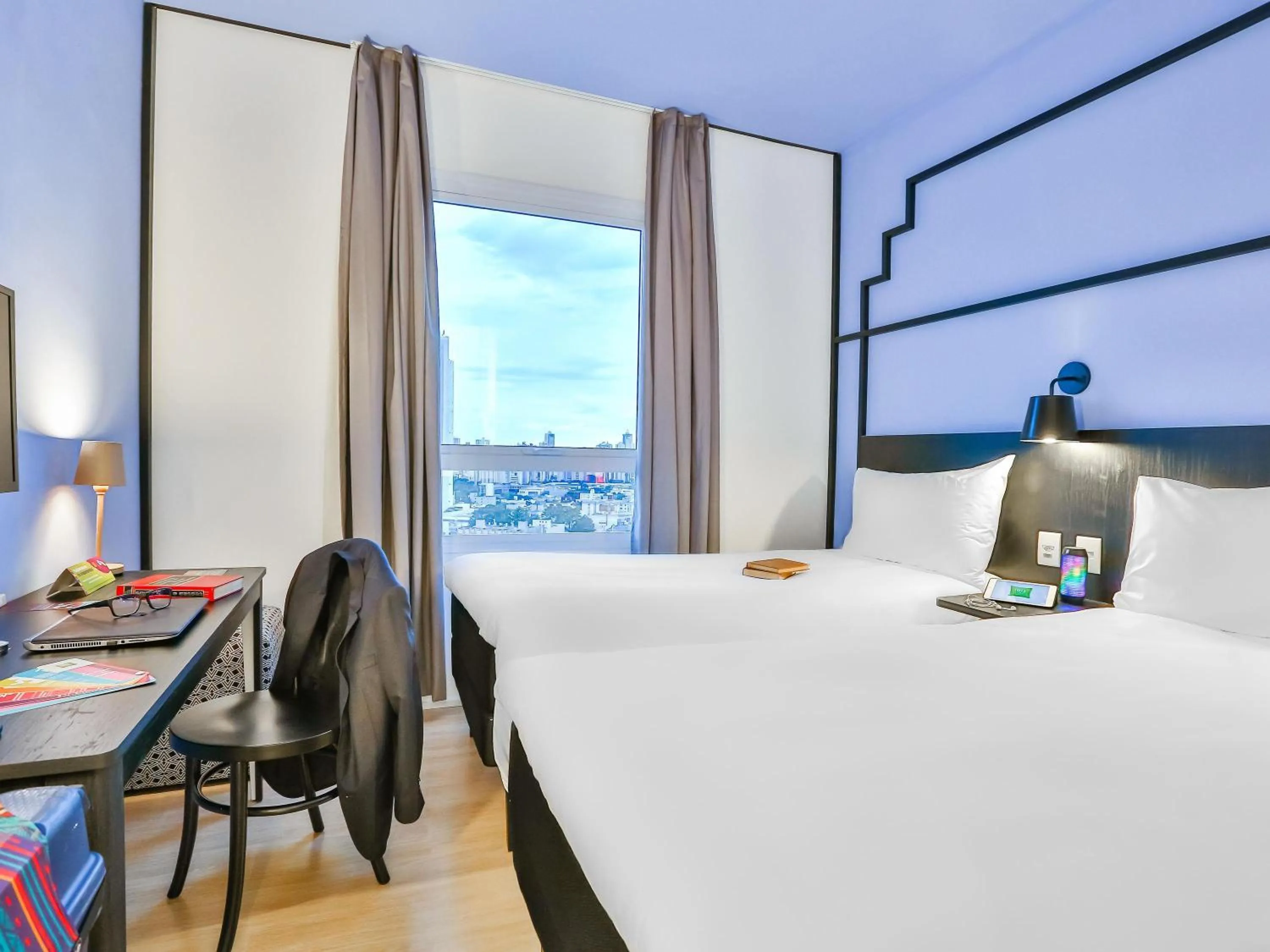 Bedroom, Bed in ibis Styles Goiania Marista