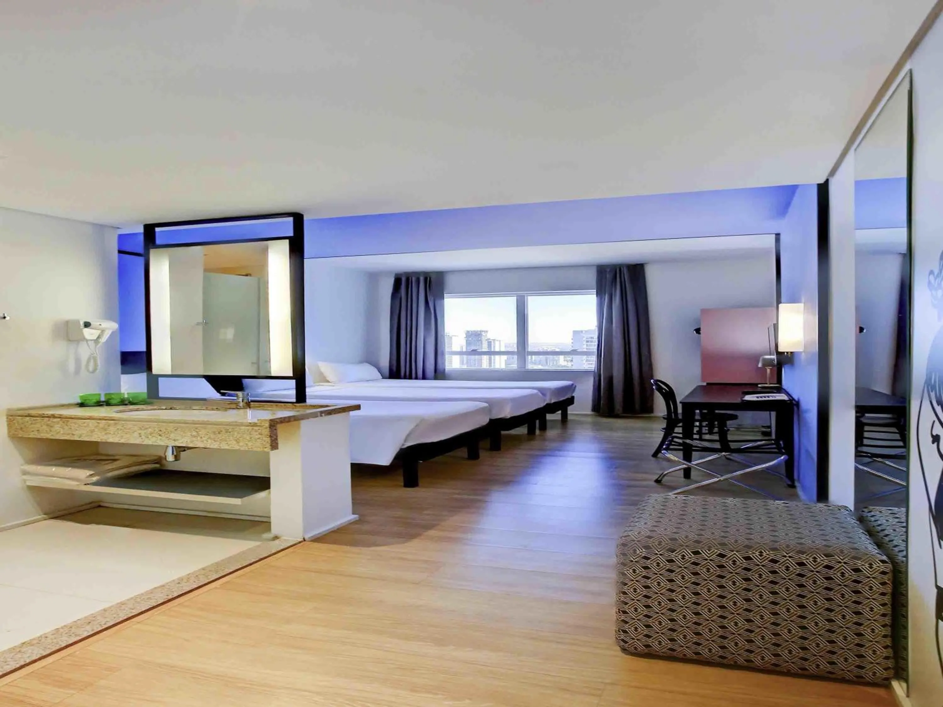 Bedroom, Bed in ibis Styles Goiania Marista