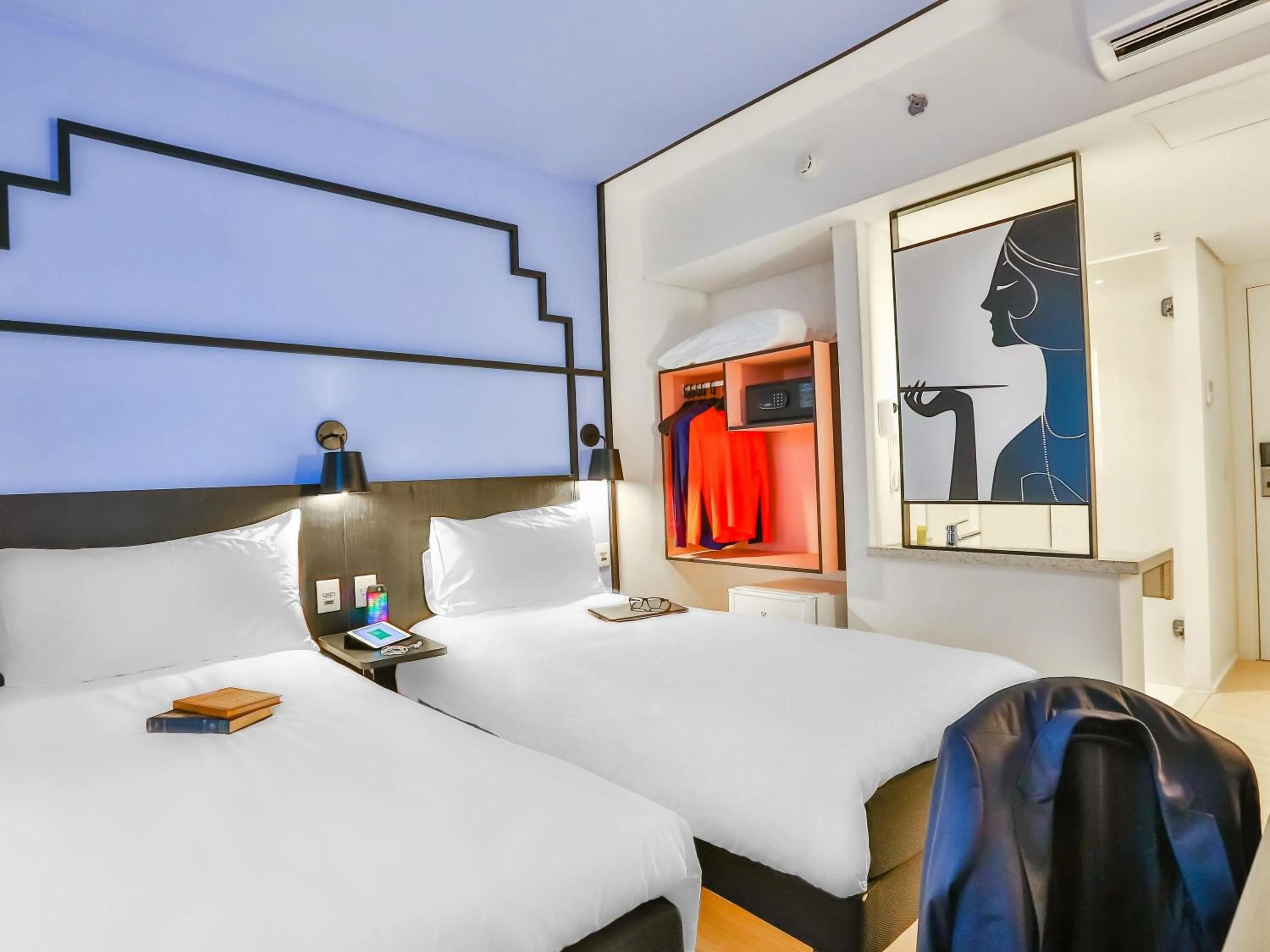 Bedroom, Bed in ibis Styles Goiania Marista