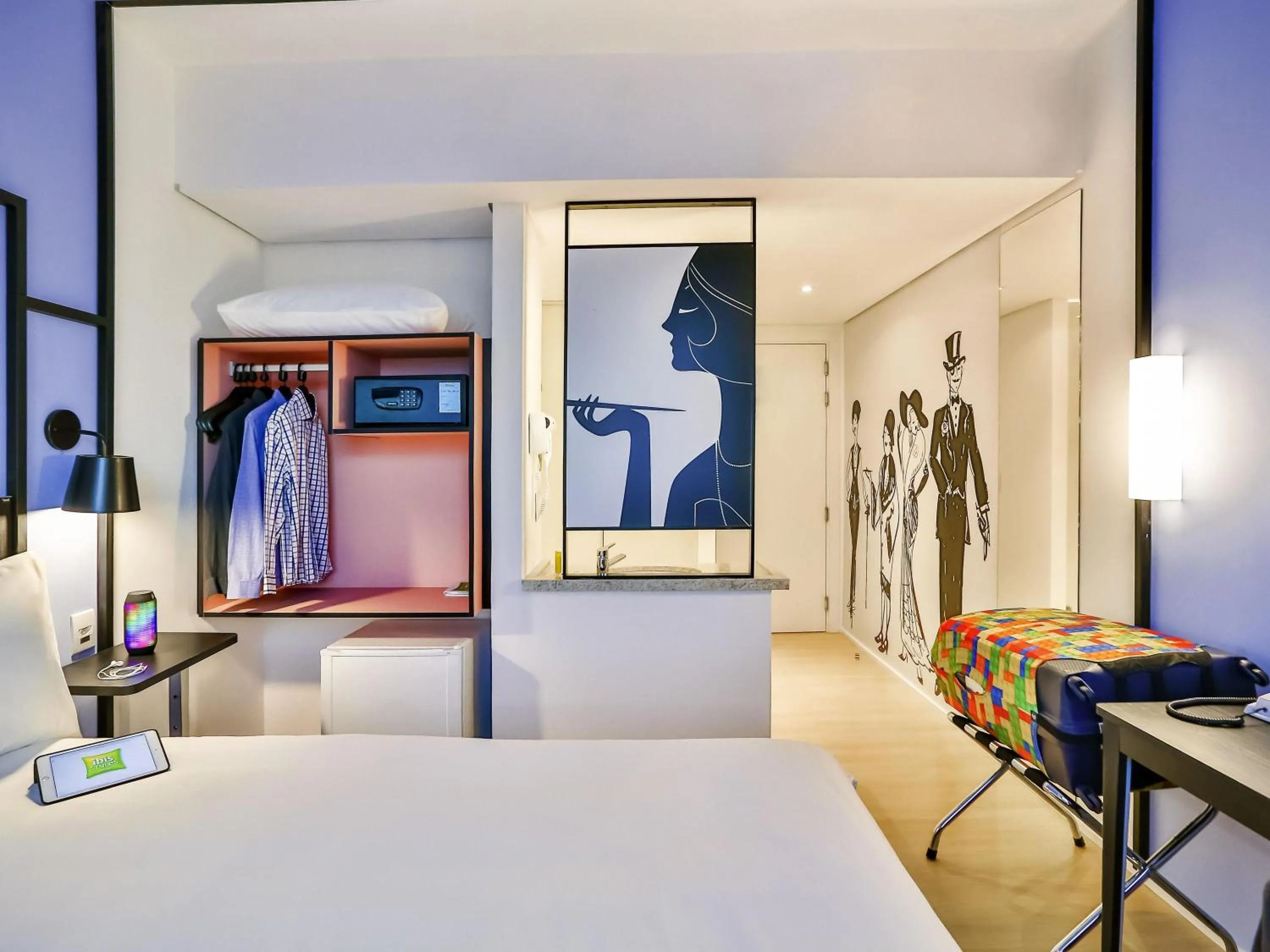 Bedroom, Bed in ibis Styles Goiania Marista