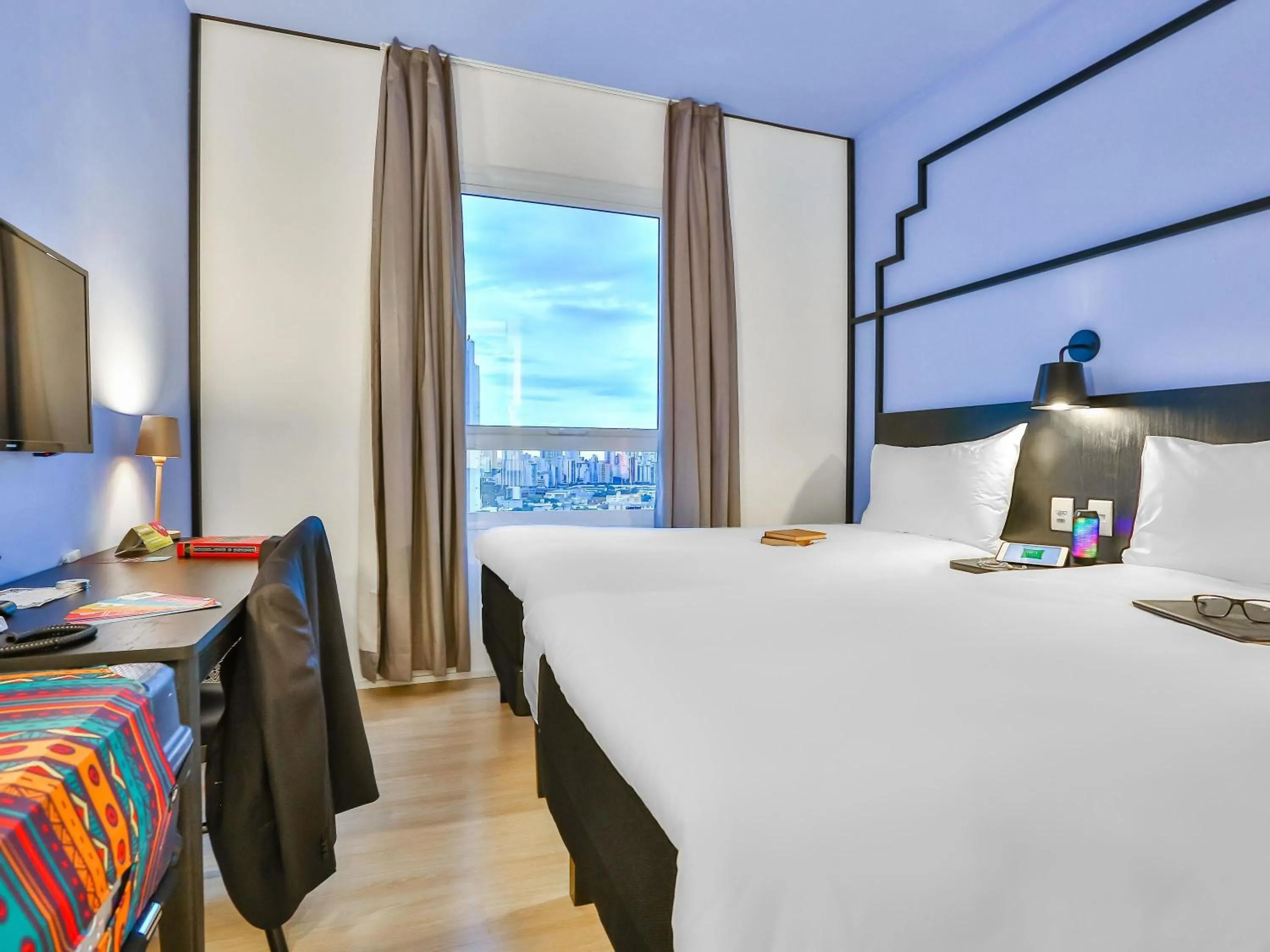 Bedroom, Bed in ibis Styles Goiania Marista