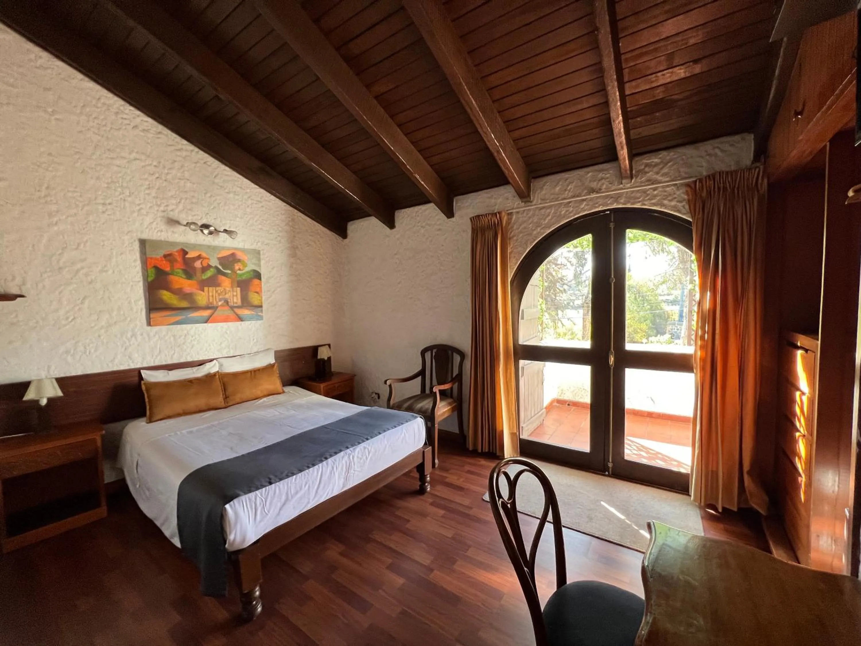 Bed in Hotel La Casa de Tin tin