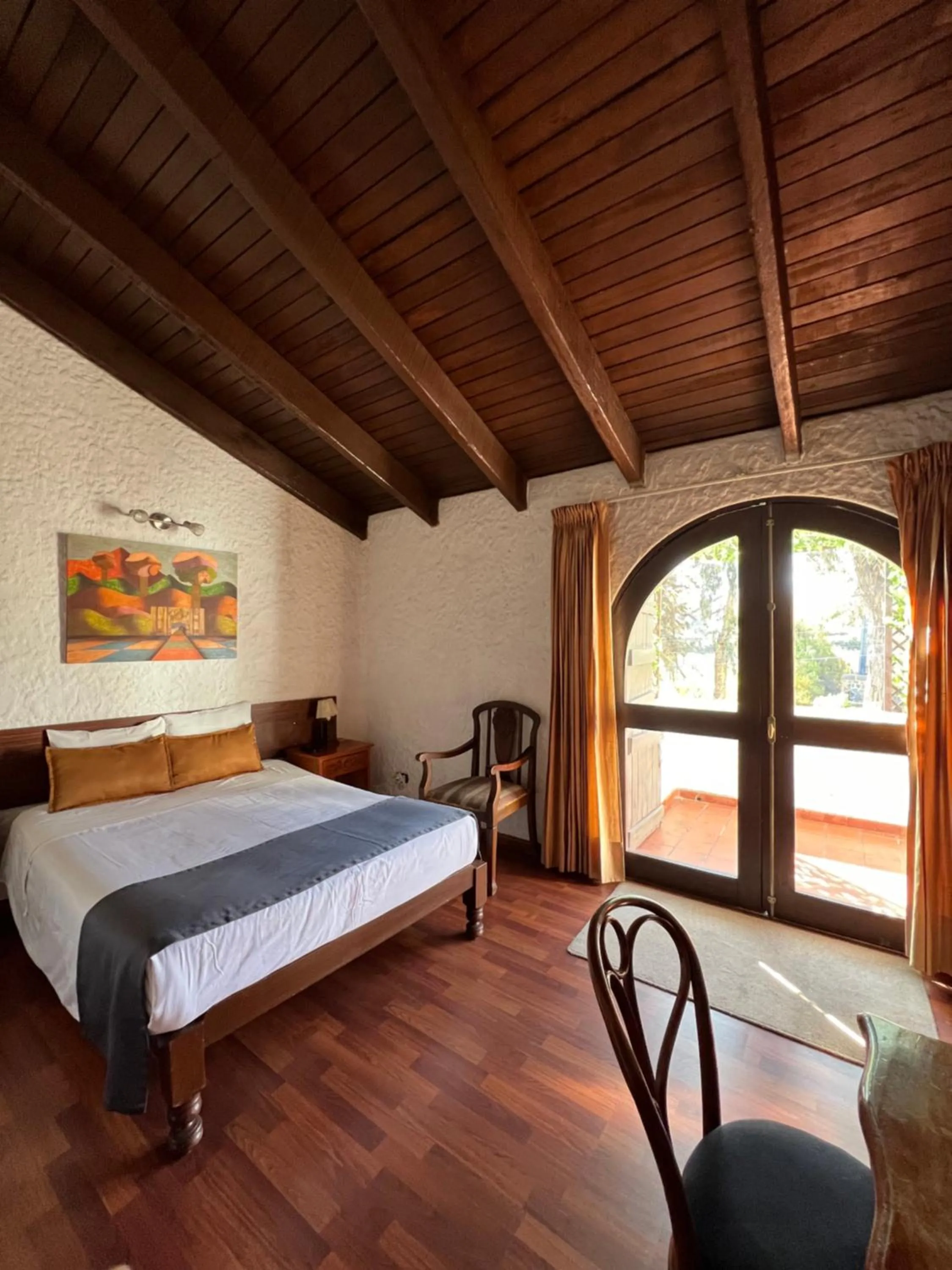 Bed in Hotel La Casa de Tin tin