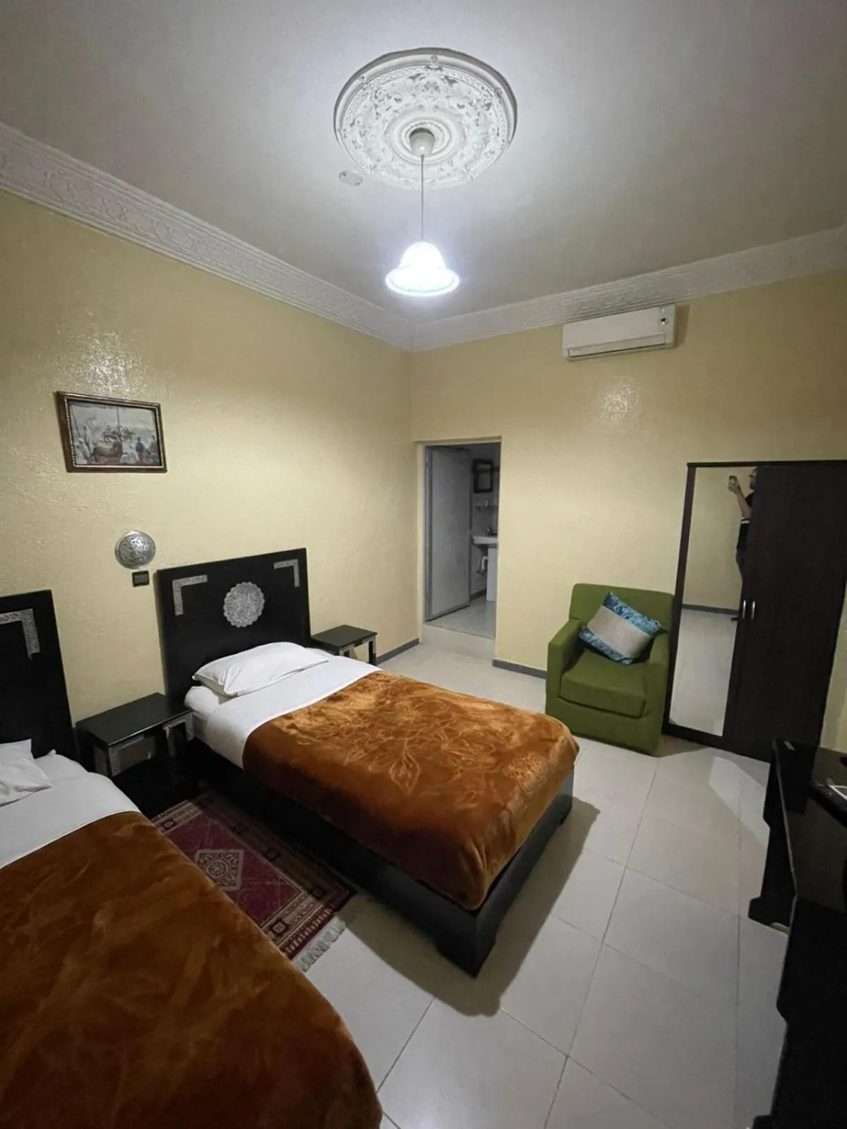 Bedroom, Bed in Hôtel Narjisse