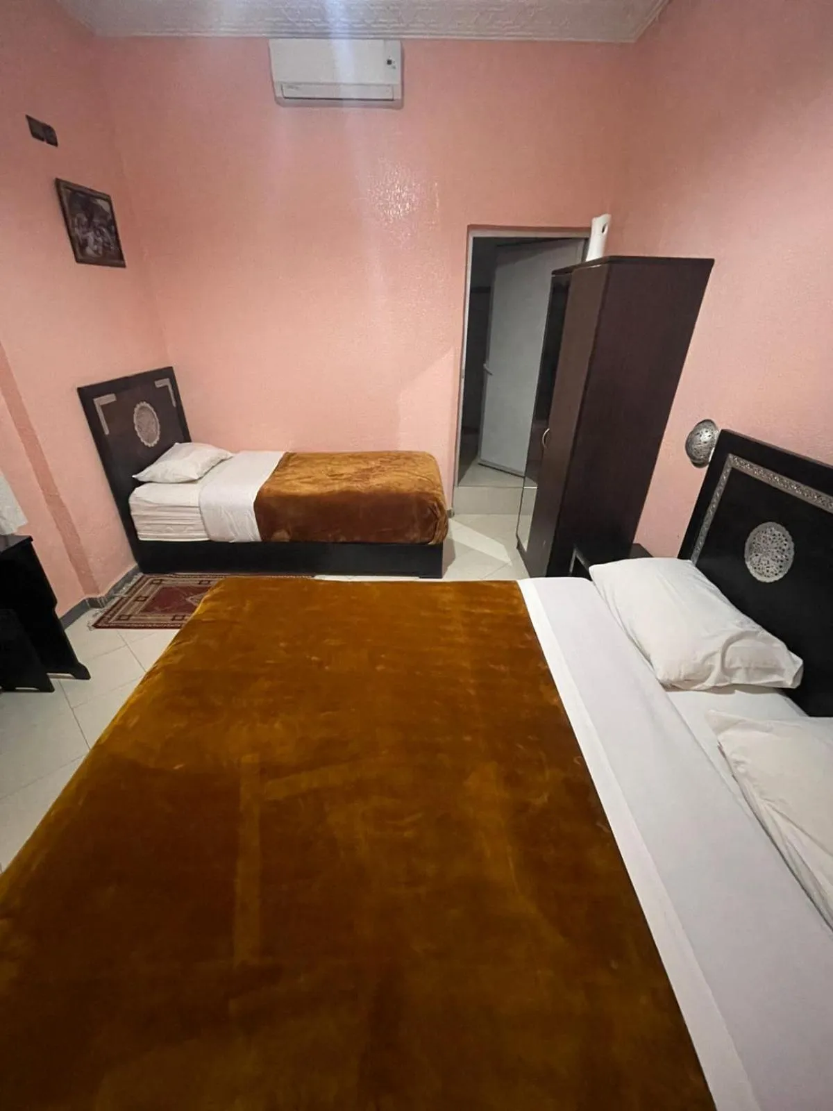 Bed in Hôtel Narjisse