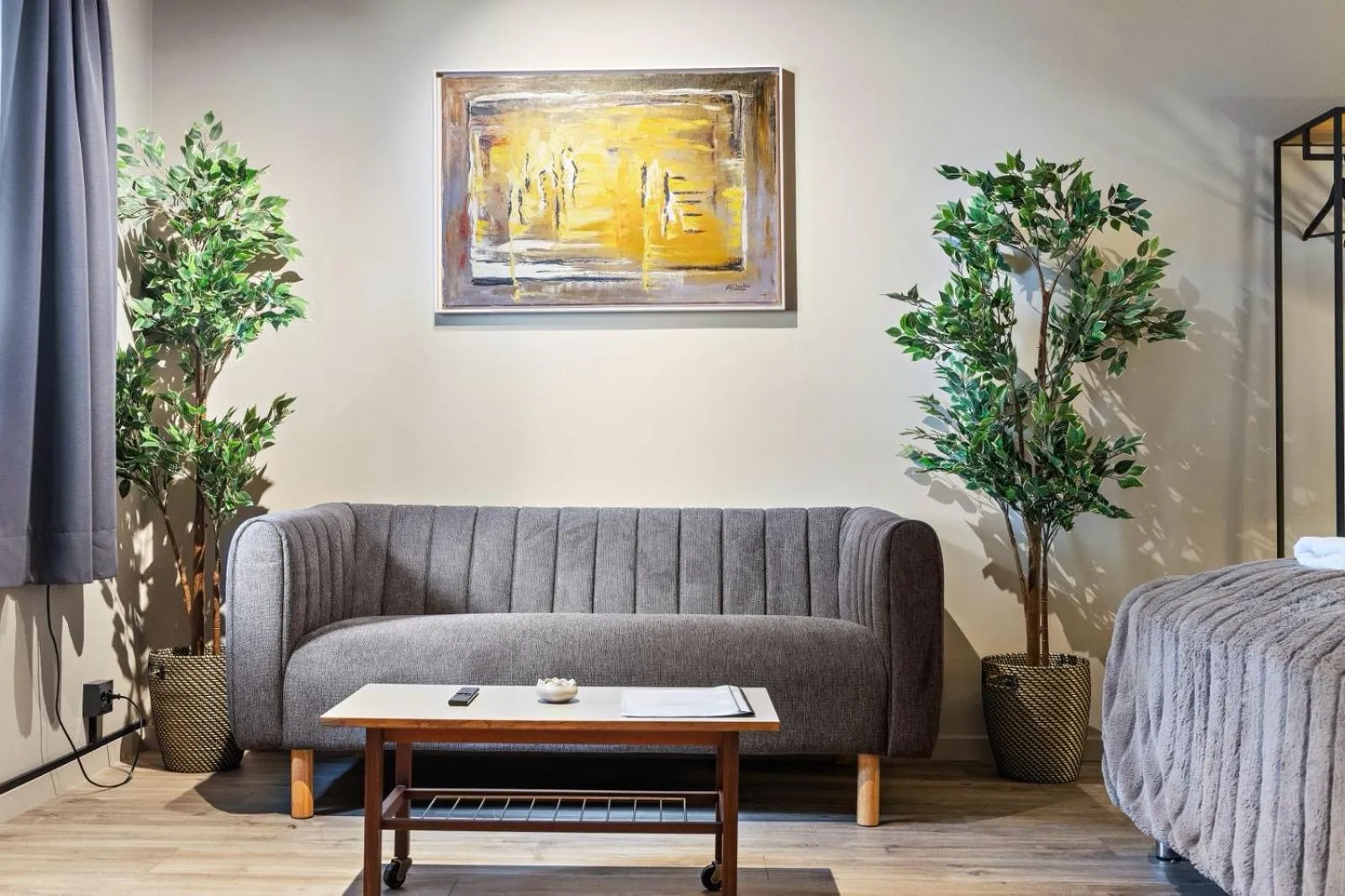 Seating area, Bed in Astro Apartments