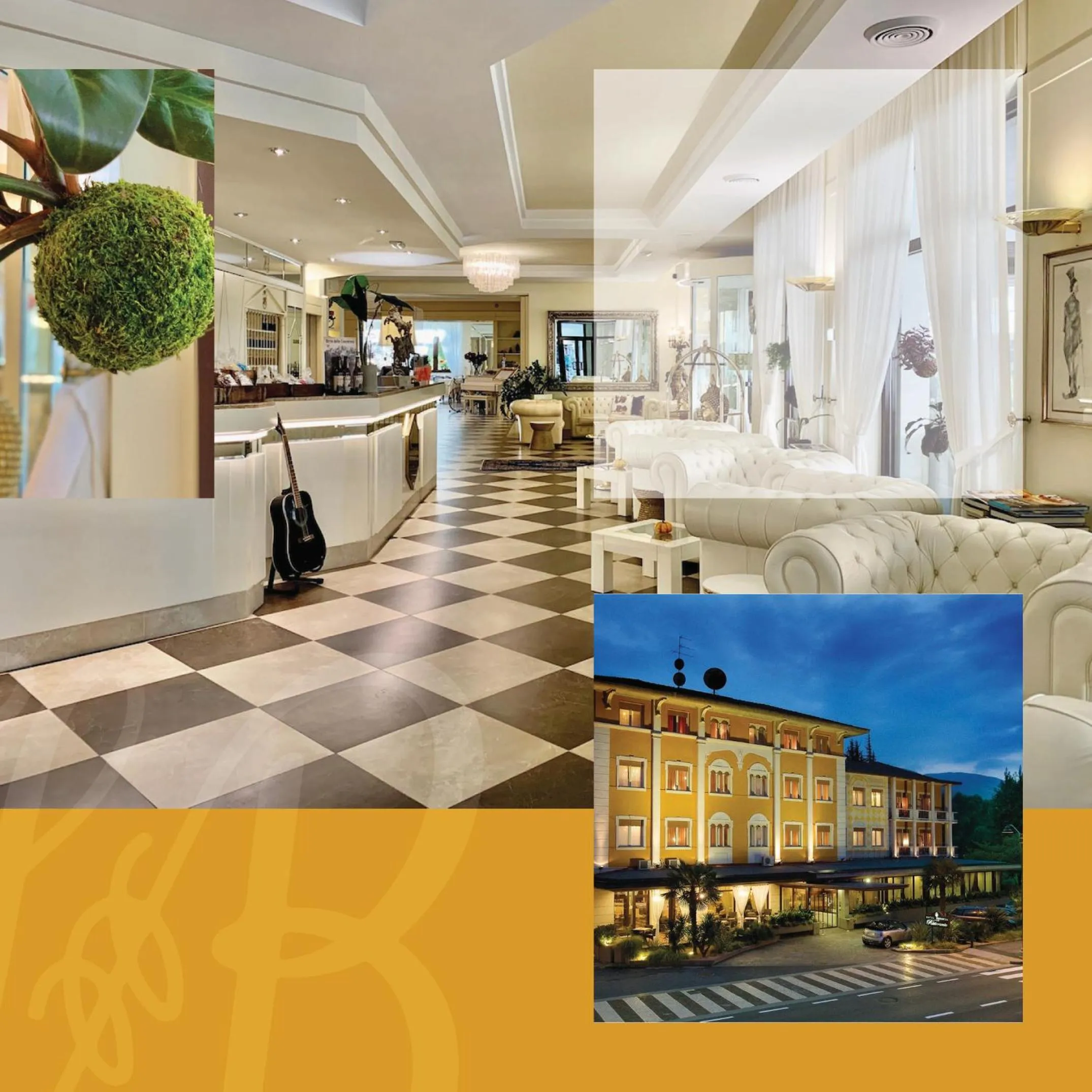 Lobby or reception in Hotel Brescia