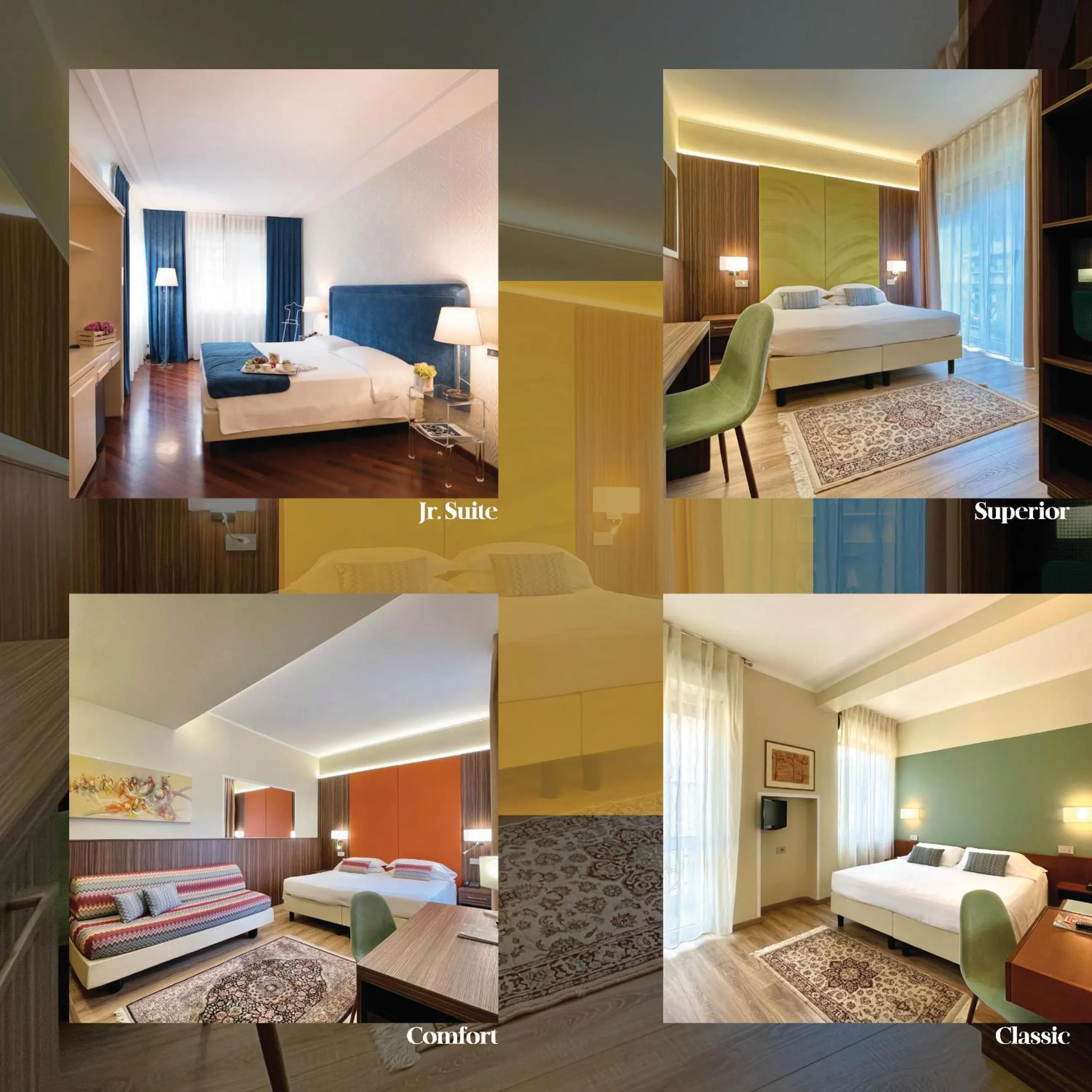 Bedroom, Bed in Hotel Brescia