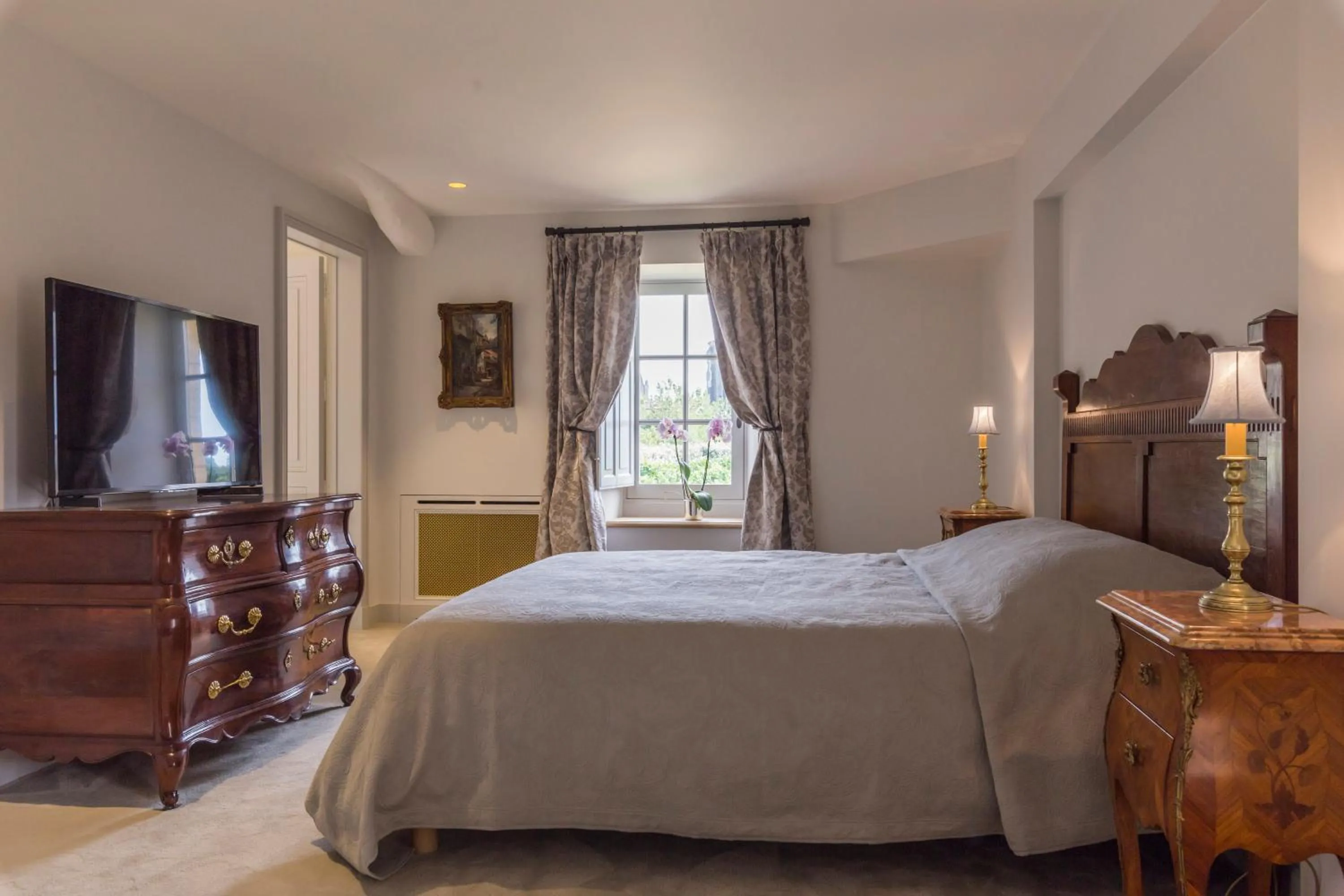 Bed in Chambres d'hôtes de Château Renon