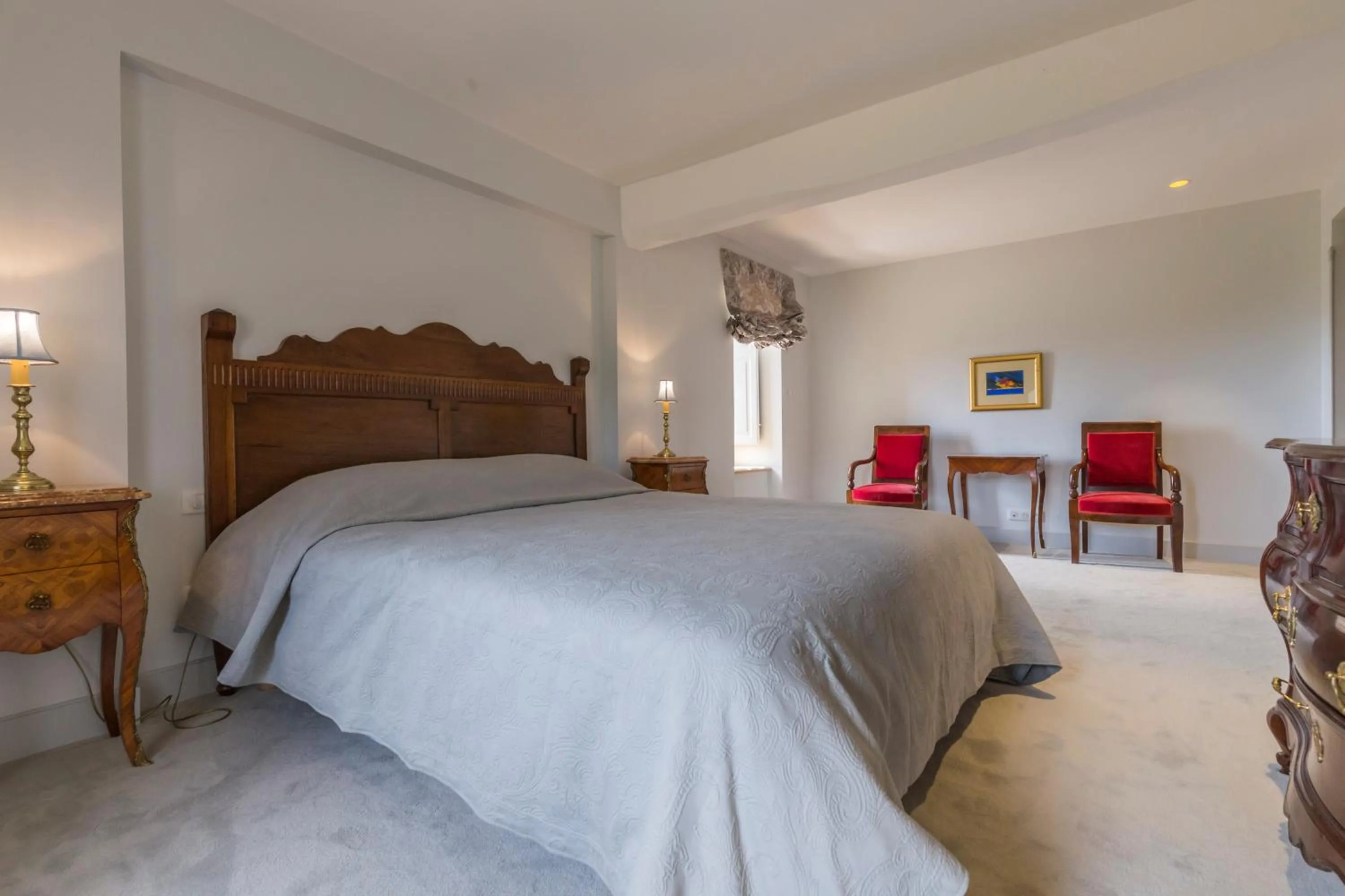 Bed in Chambres d'hôtes de Château Renon