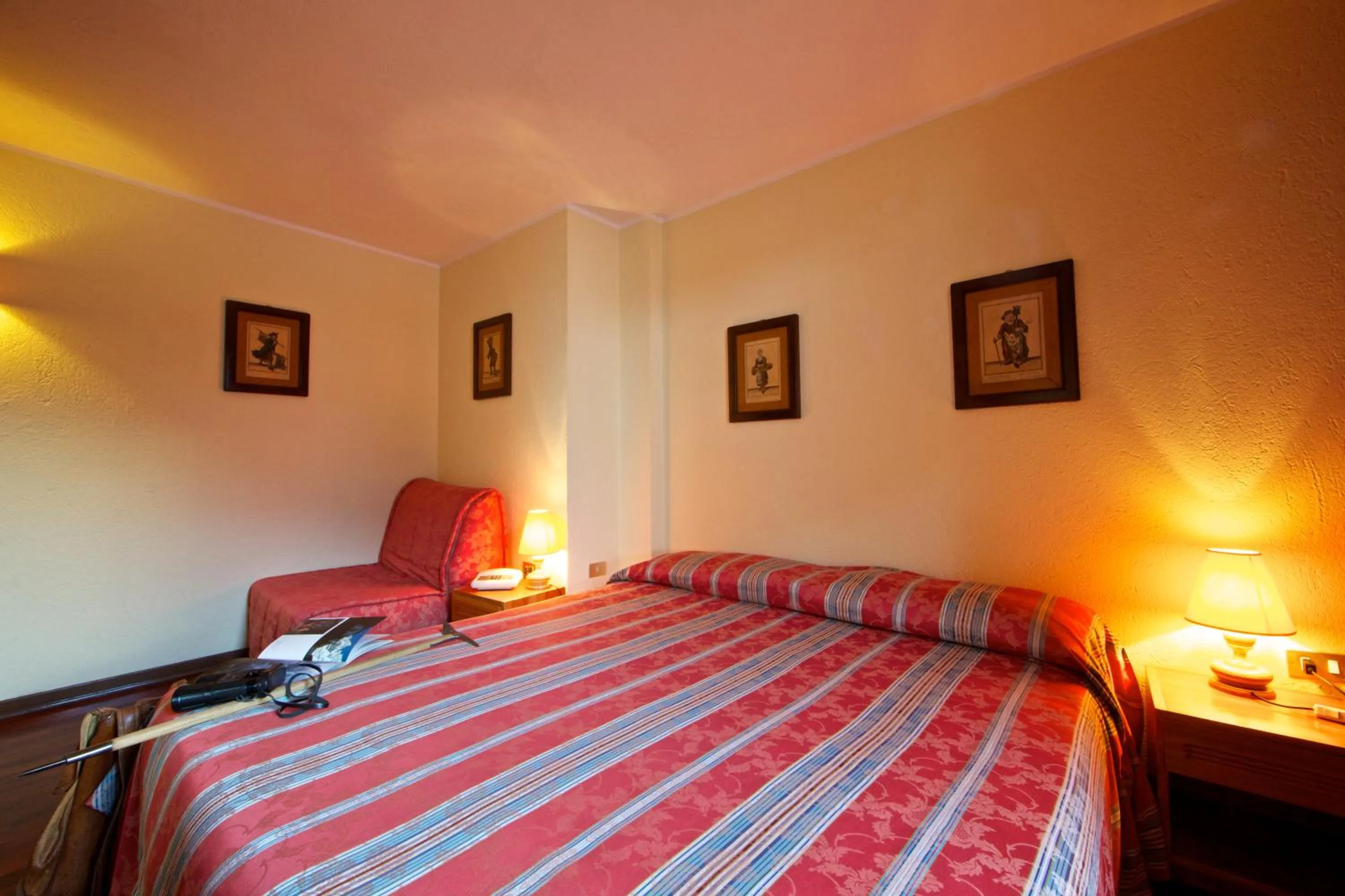 Bed in Hotel Dolonne