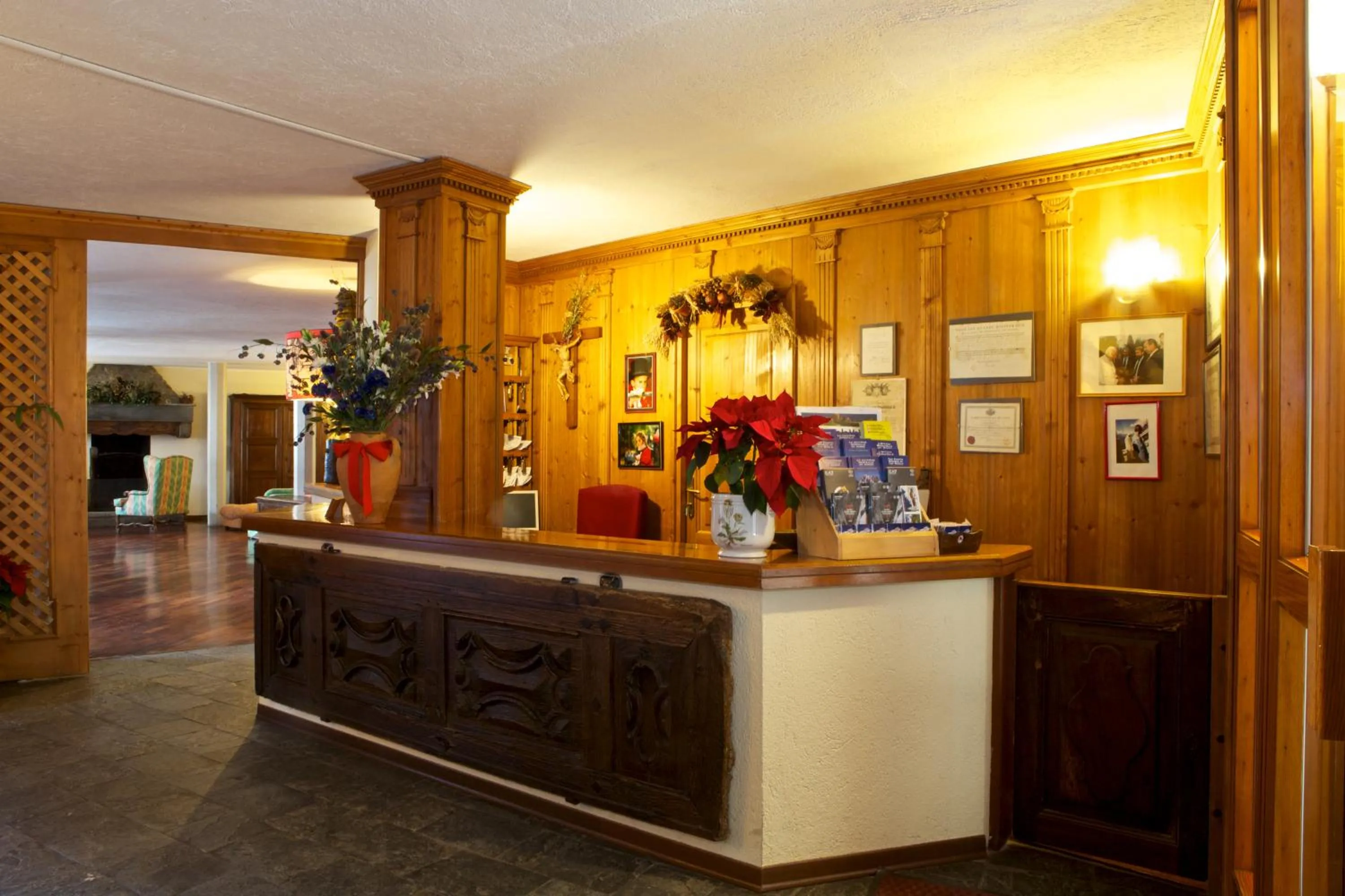 Lobby or reception in Hotel Dolonne