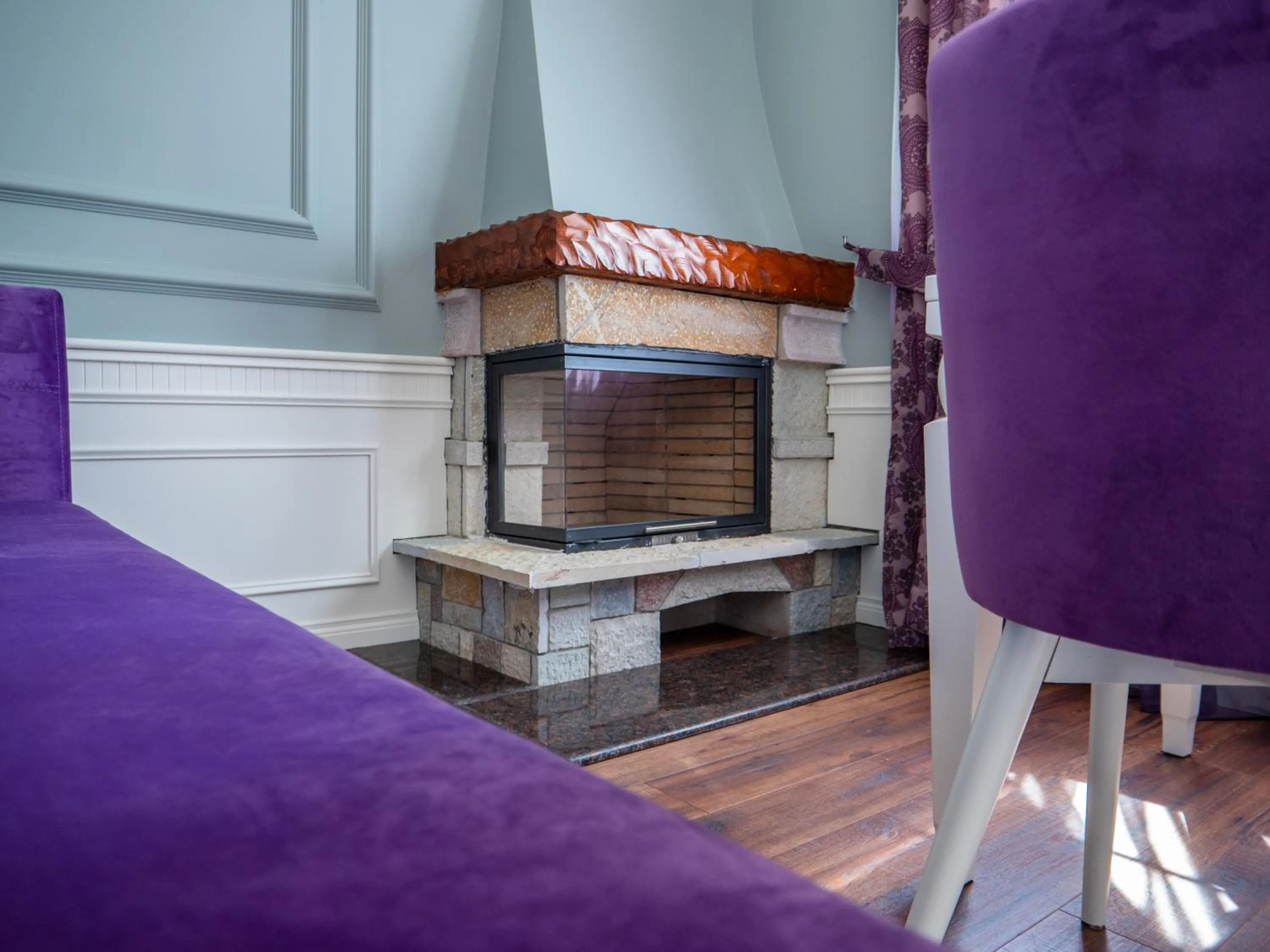 Seating area in PalmaNova Resort