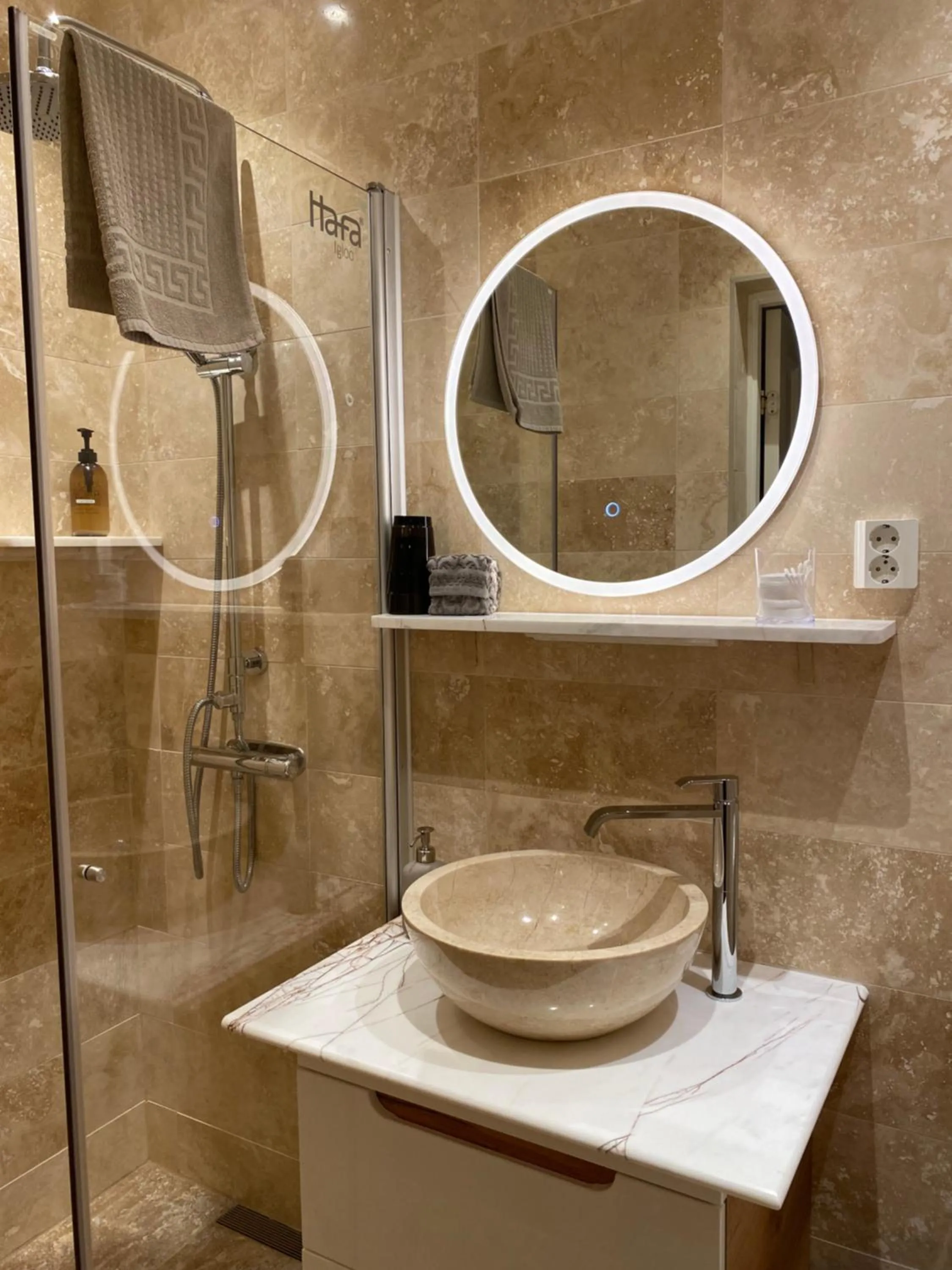 Bathroom in Borgs Villahotell och B&B