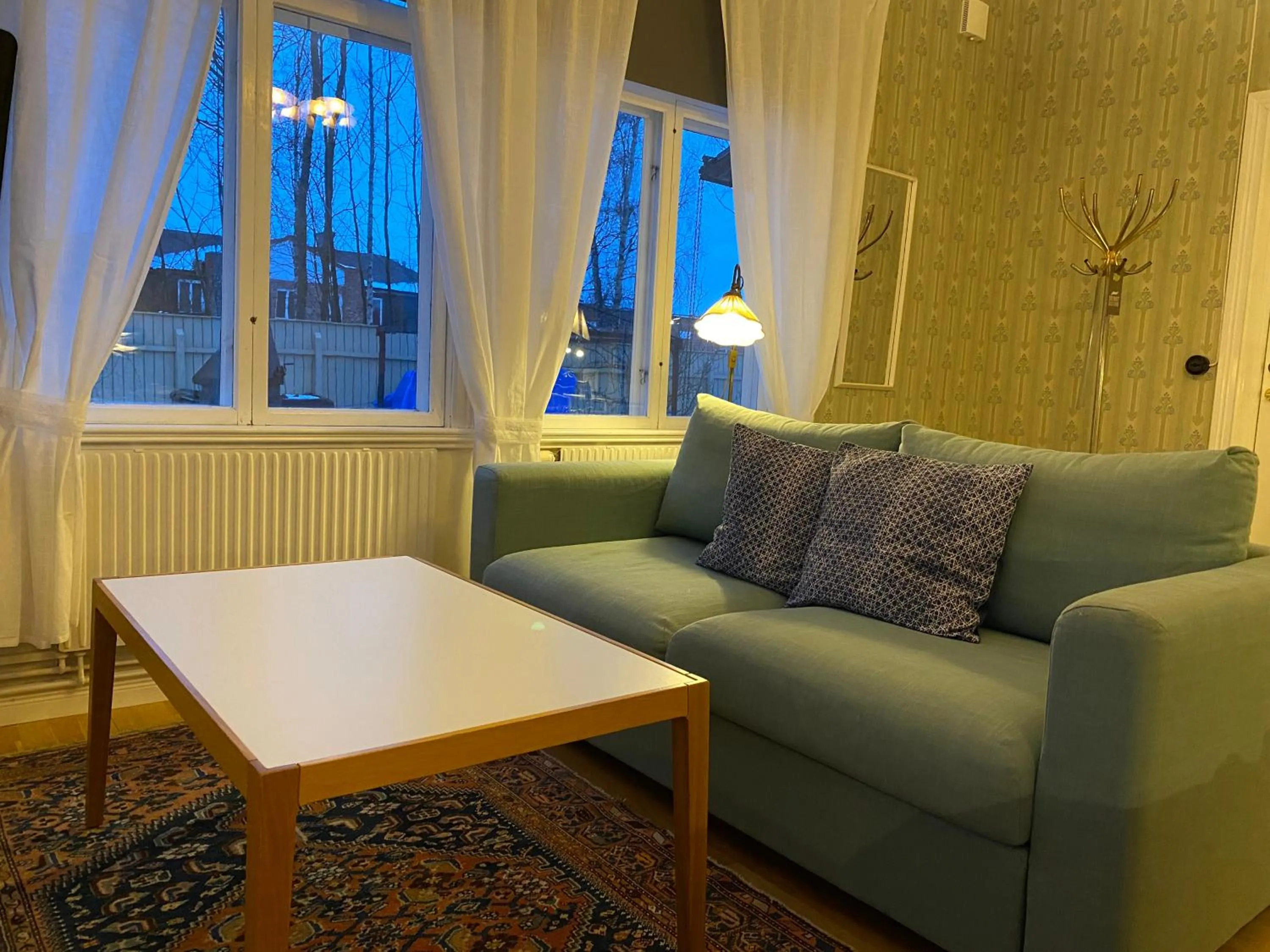 Seating area in Borgs Villahotell och B&B