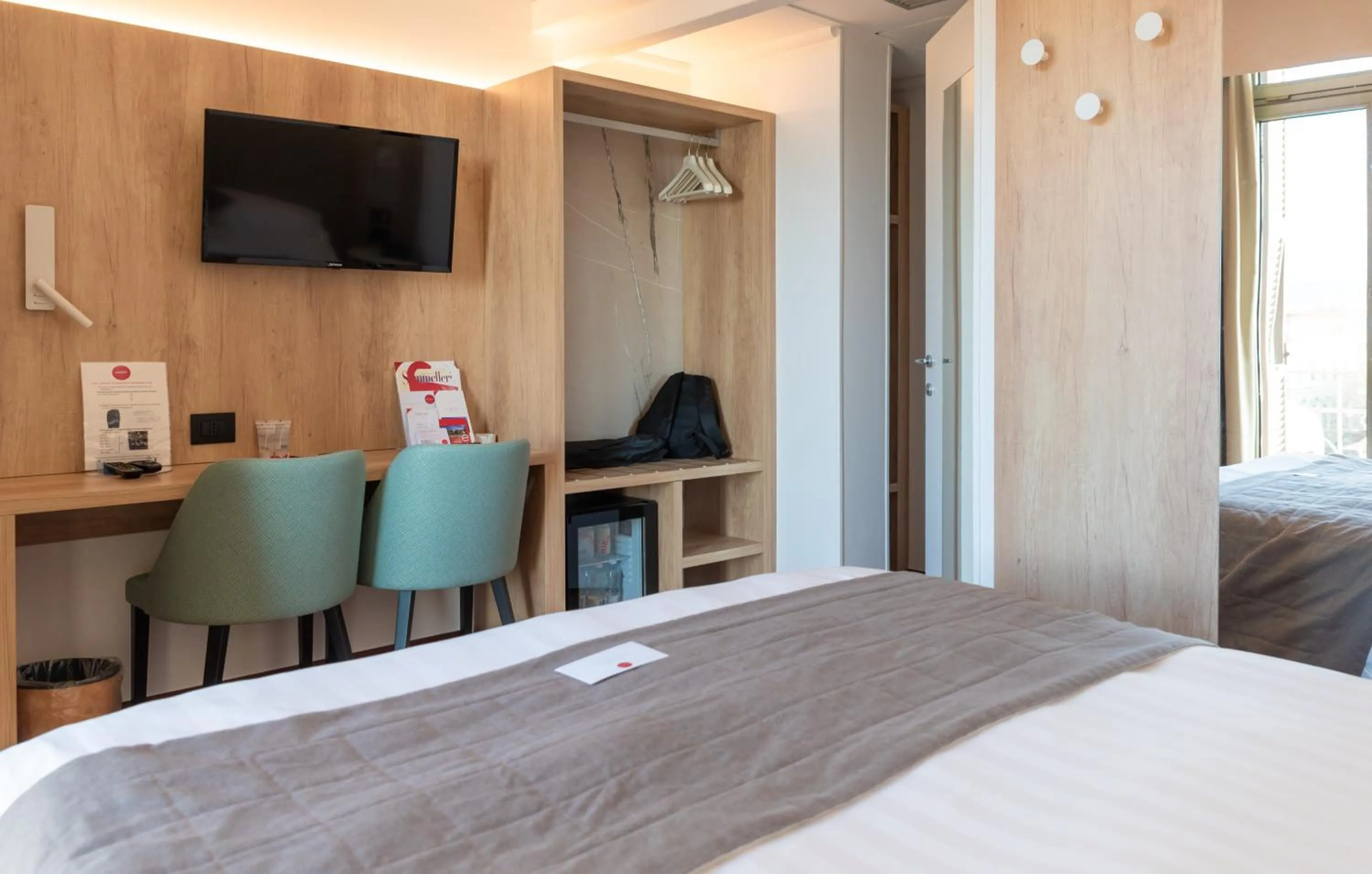 Bed in Hotel Parigi & Spa