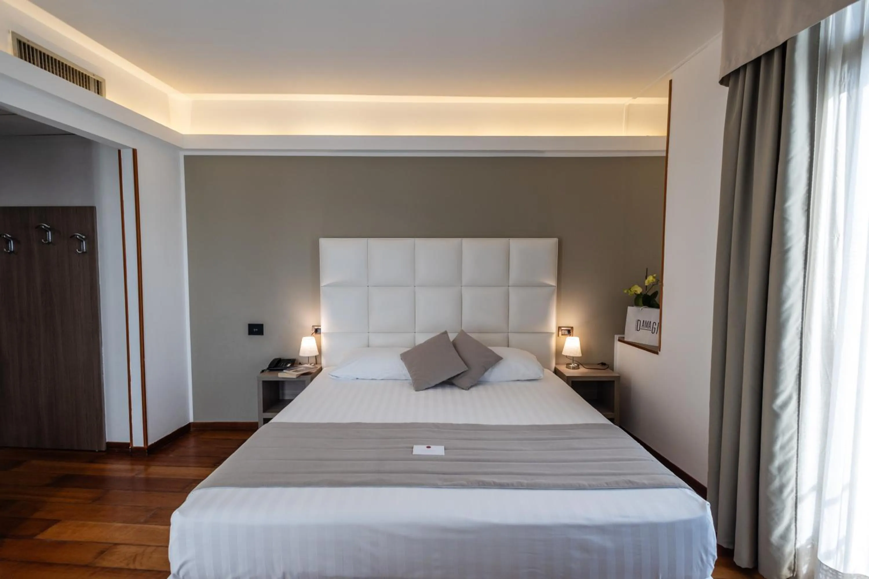 Bed in Hotel Parigi & Spa