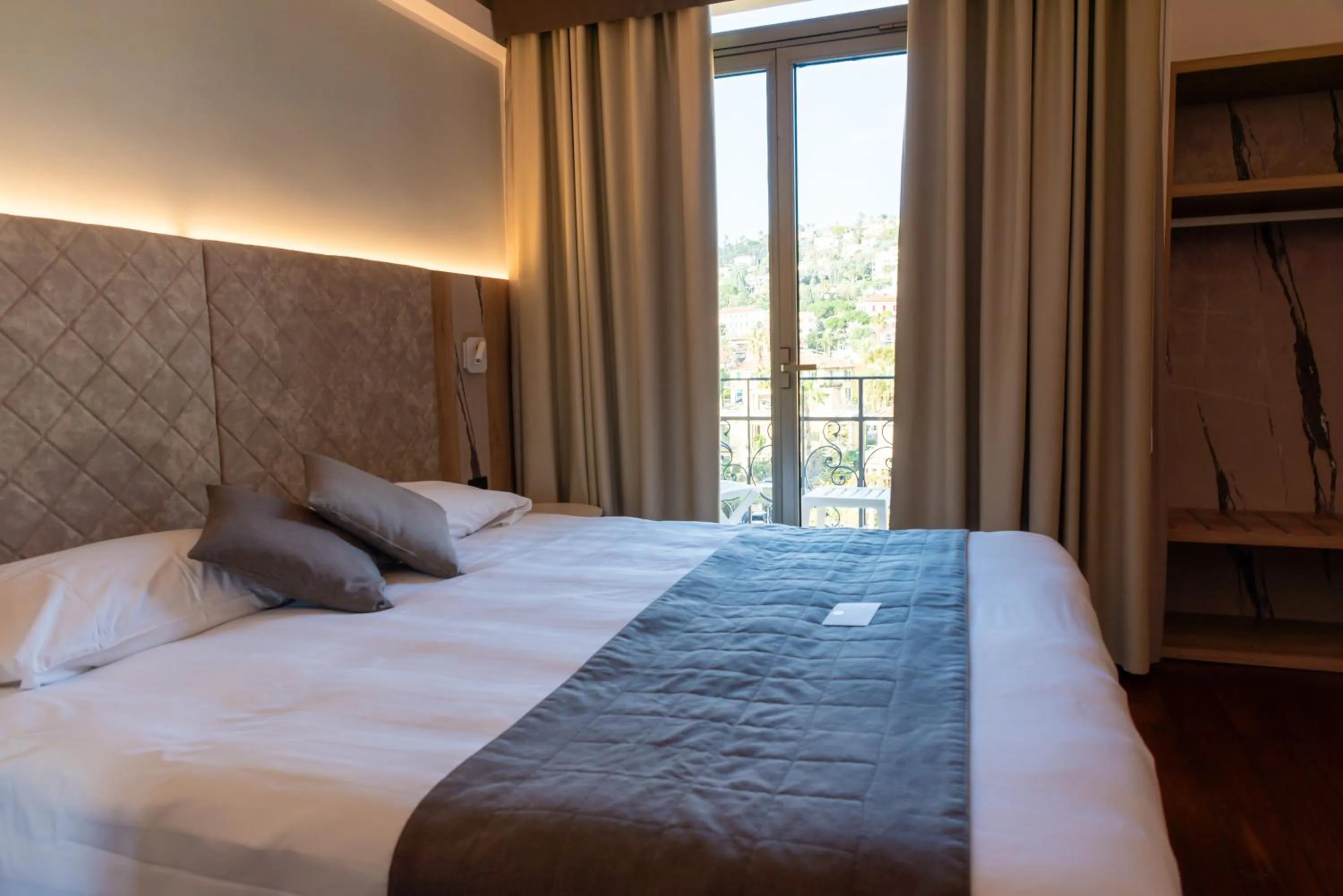 Bed in Hotel Parigi & Spa